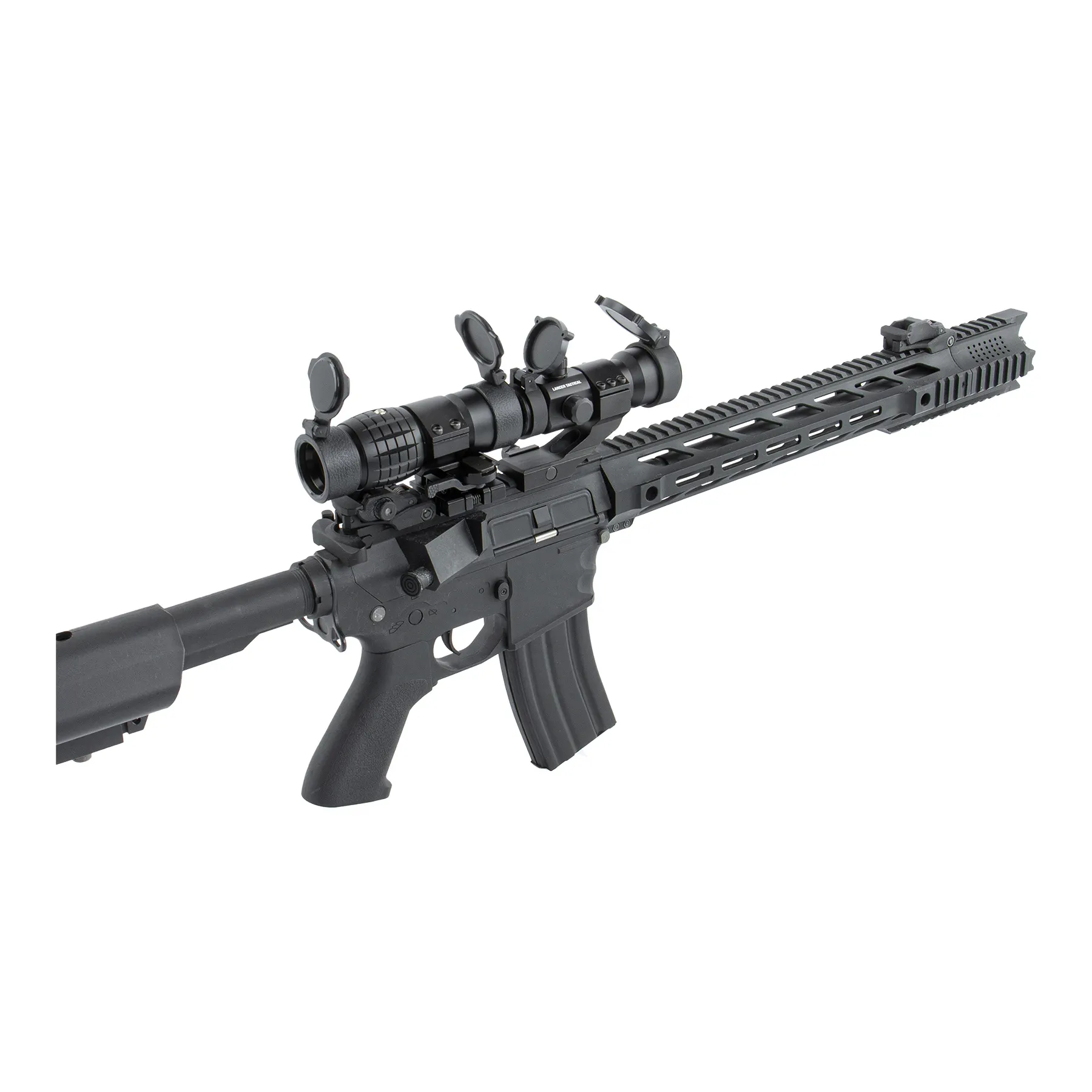 Interceptor ETU+Mosfet w/ Red Dot Magnifier Set (S)AEG, Black Interceptor ETU+Mosfet w/ Red Dot Magnifier Set (S)AEG, Black