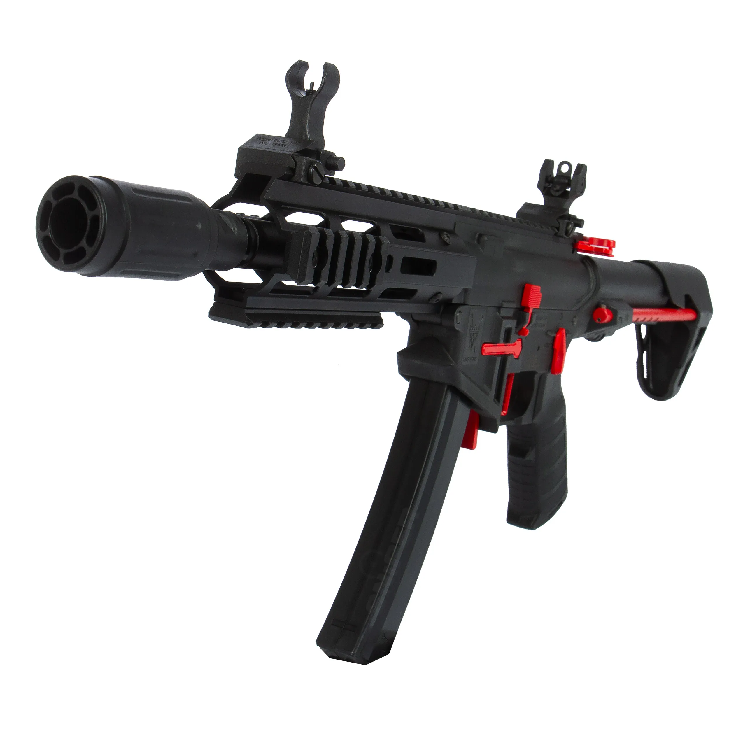 PDW SBR M-LOK, < 0,5 J, AEG, Red