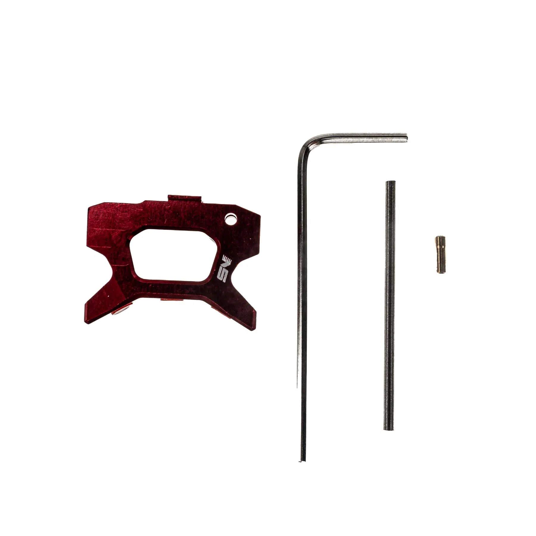 CNC Aluminum Speed Trg Style A, Red