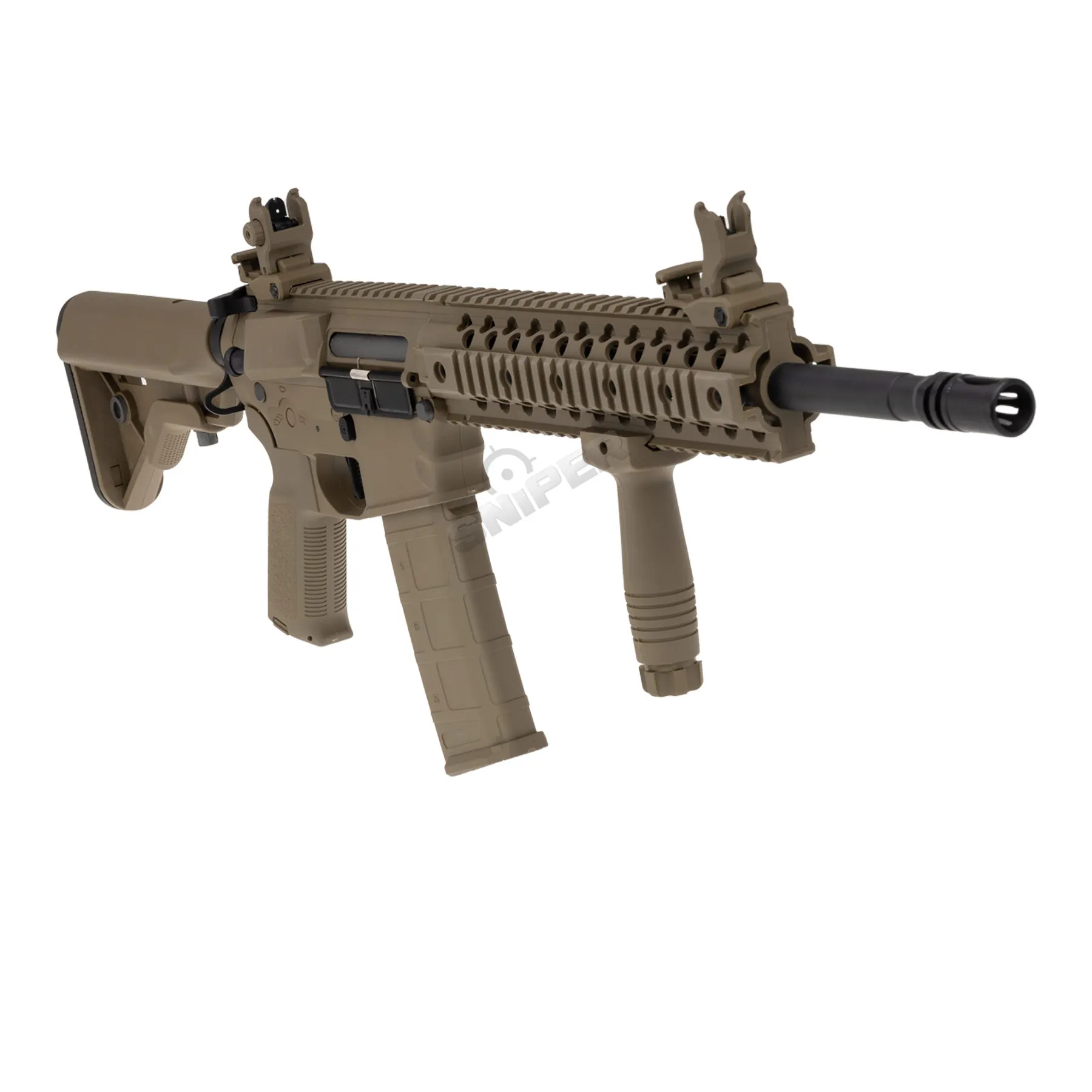 Lancer M4 EVO w/ Nebula ETU (S)AEG, Tan