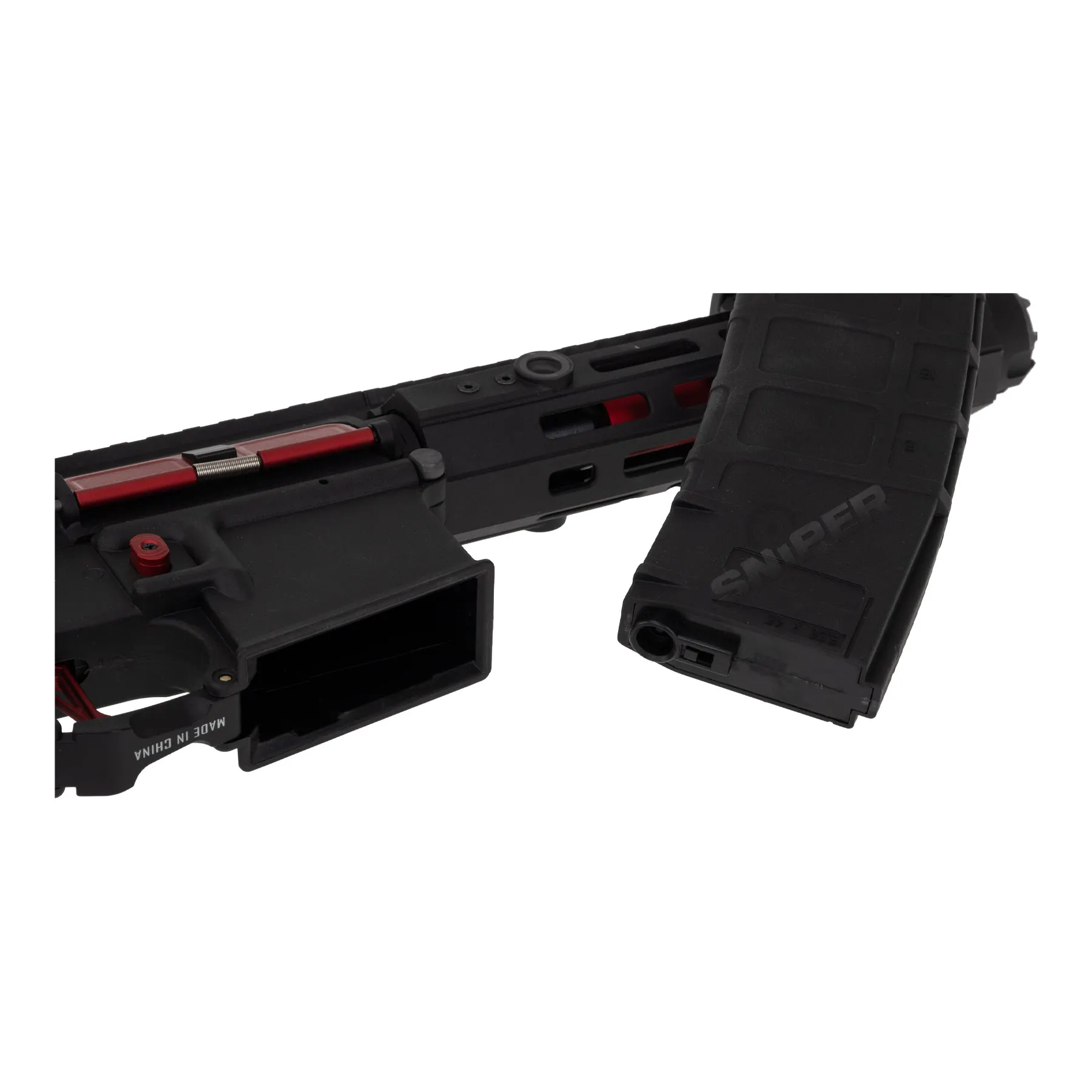 Einsteiger Set #4 - Lancer LT-34 Hellion w/ Nebula ETU (S)AEG, Black/Red
