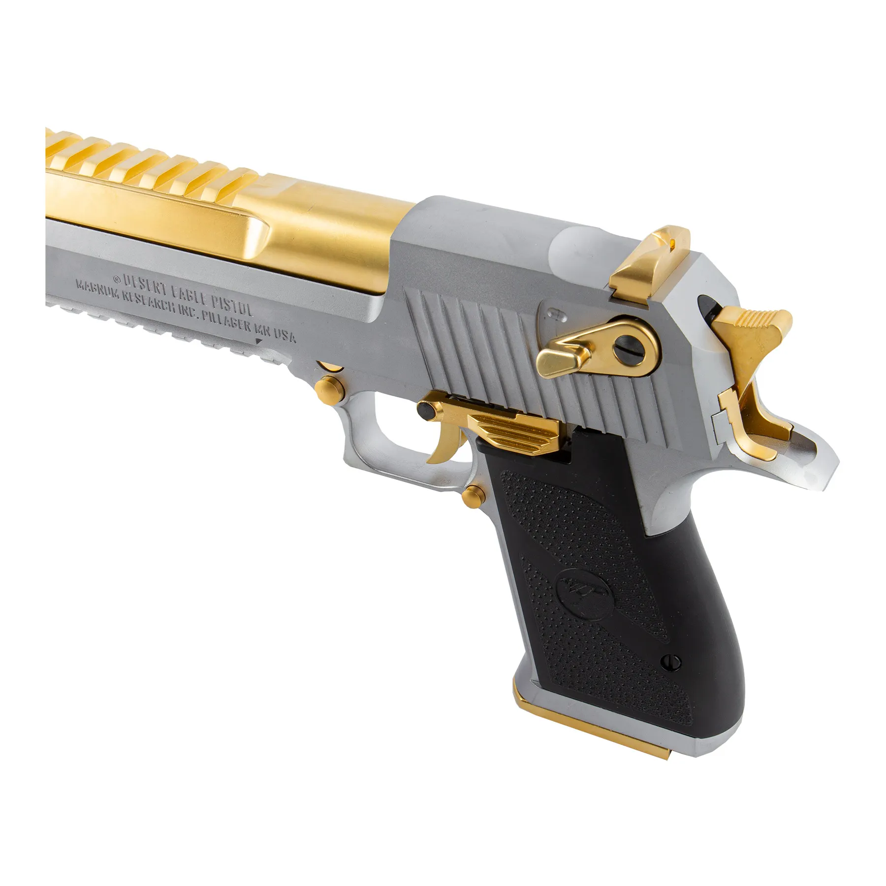 Desert Eagle L6 .50AE GBB, Gold/Silver