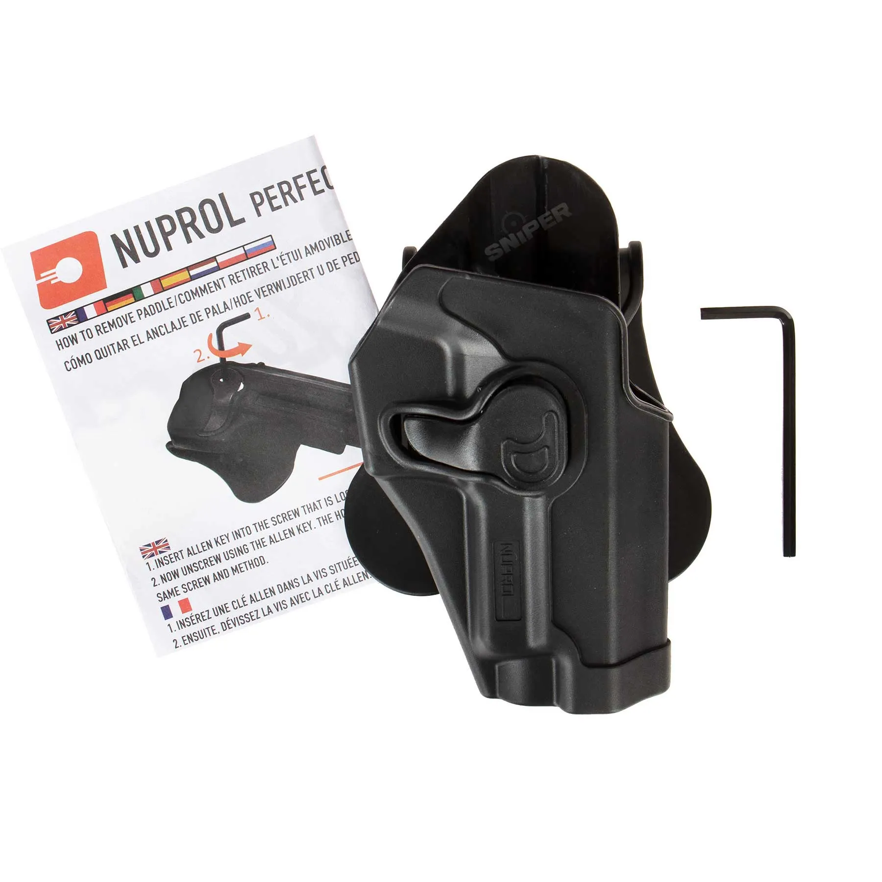 Formholster für SIG Sauer Modelle, rechts, Black