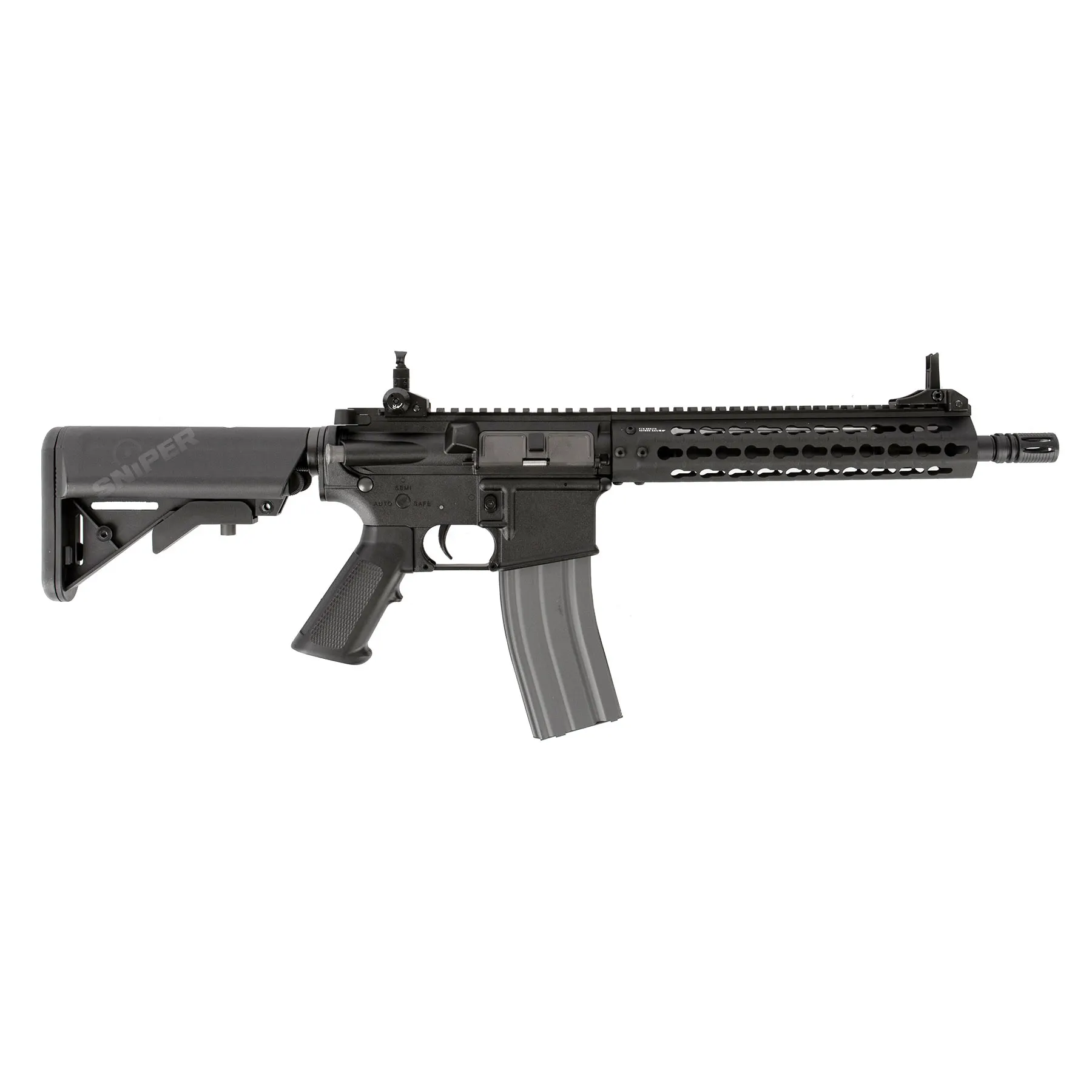 CM15 KR Carbine 10 Inch (S)AEG, Black CM15 KR Carbine 10 Inch (S)AEG, Black