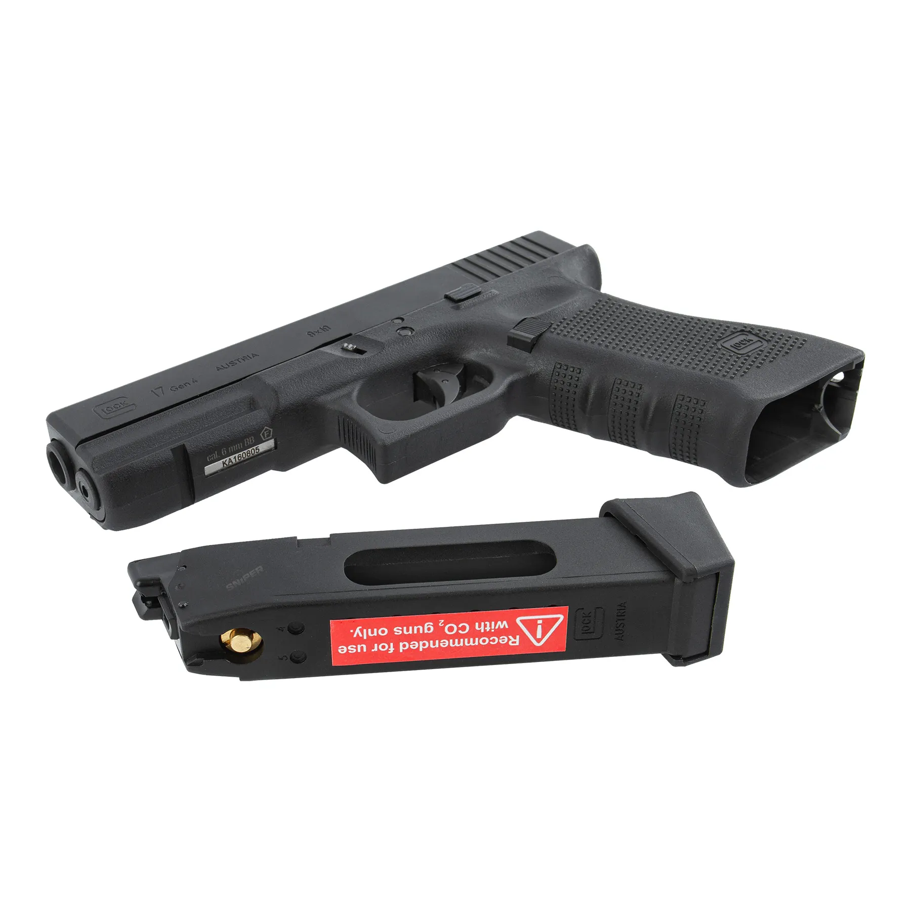 Glock 17 Gen 4 CO2 GBB Softair Pistole Glock 17 Gen 4 CO2 GBB Softair Pistole