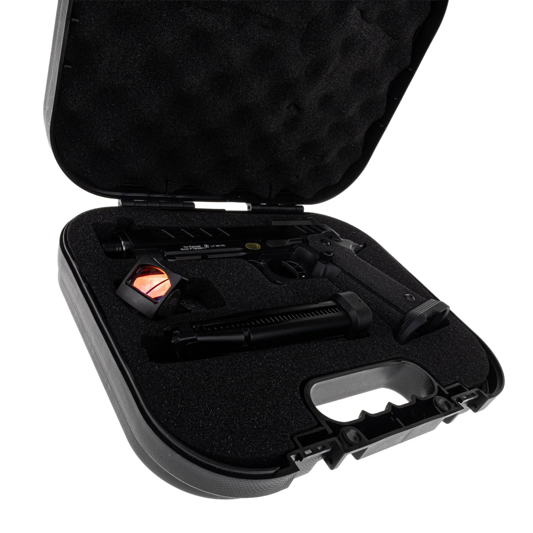 Lancer Tactical Heracles RMR Hi-Capa GBB Softairpistole, Black