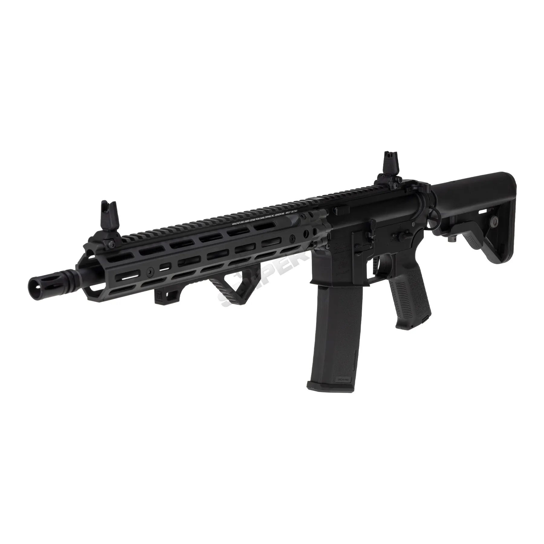 Specna Arms SA-E28 14,5" RIS III Edge w/ HAL ETU, Steel Grey
