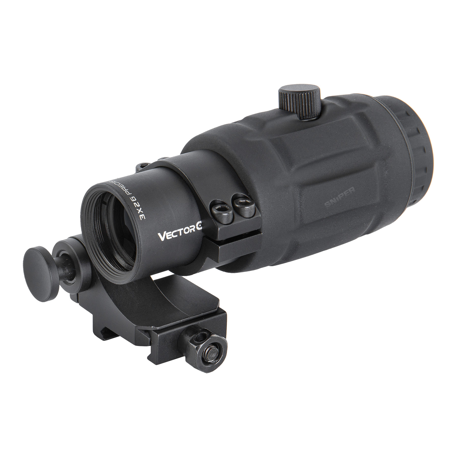 3x26 Magnifier w/ Flip Side Mount, Black