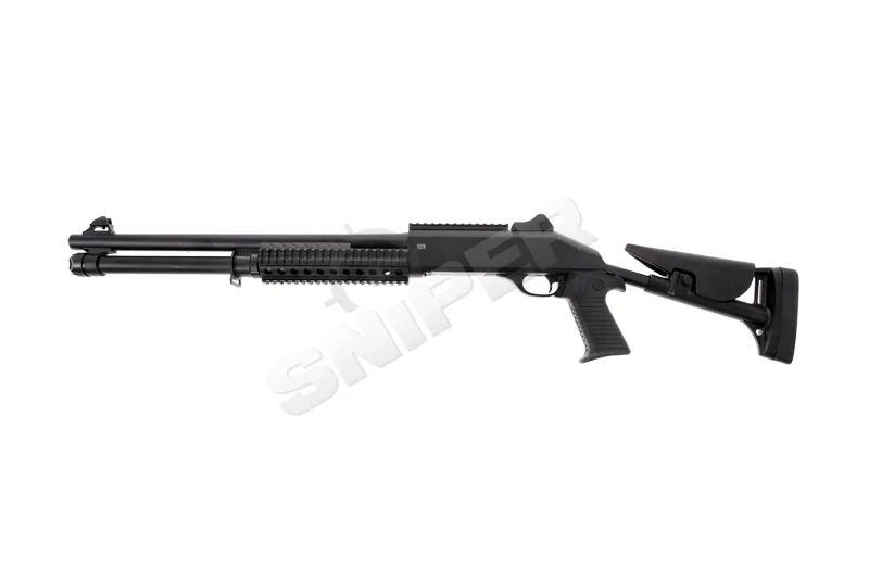 M3 Sliding Stock Tactical Spring Shotgun, Black