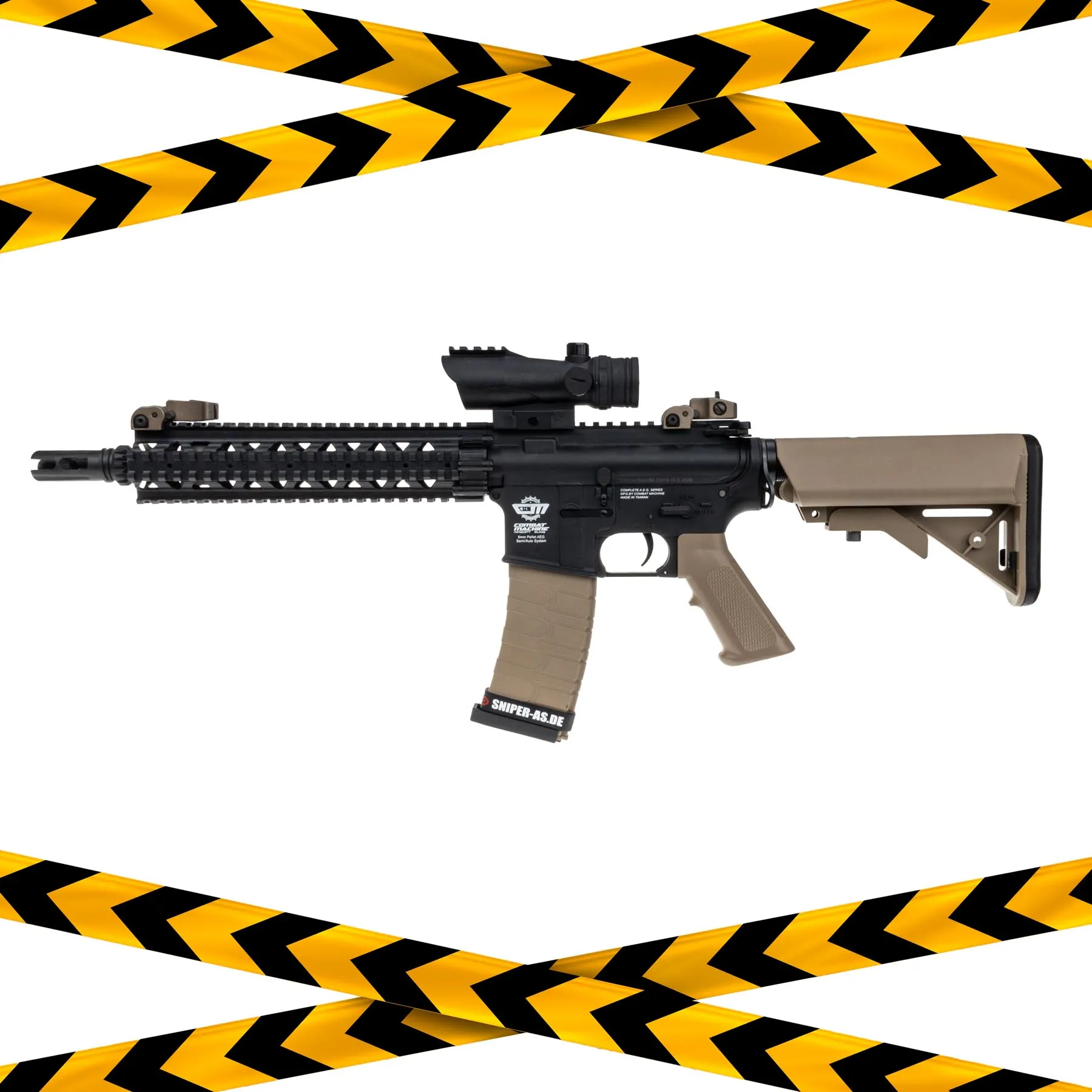 B-Ware CM18 MOD1 0,5 Joule AEG Softair Gewehr, Black