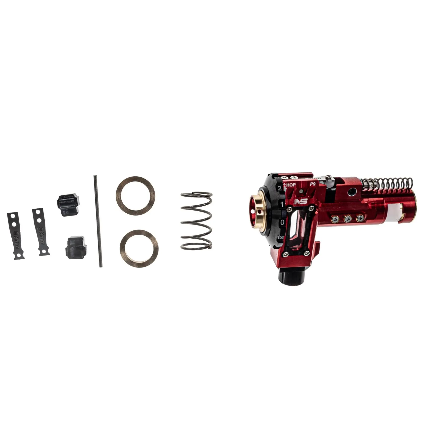 CNC Aluminum Hopup Chamber, Red