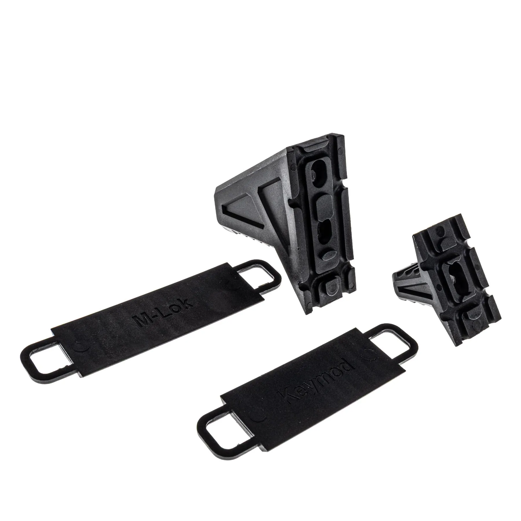 TD fullstop kit with internal cable routing for Keymod/M-Lok, Black