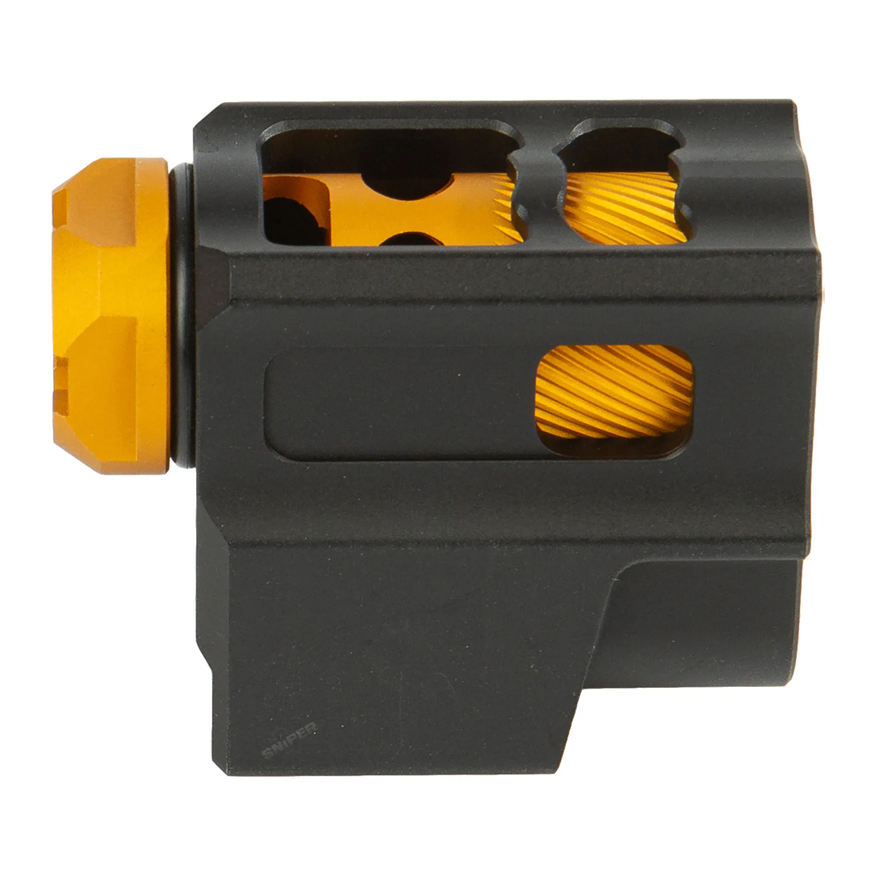 Alu Compensator, Black & Gold, 14mm