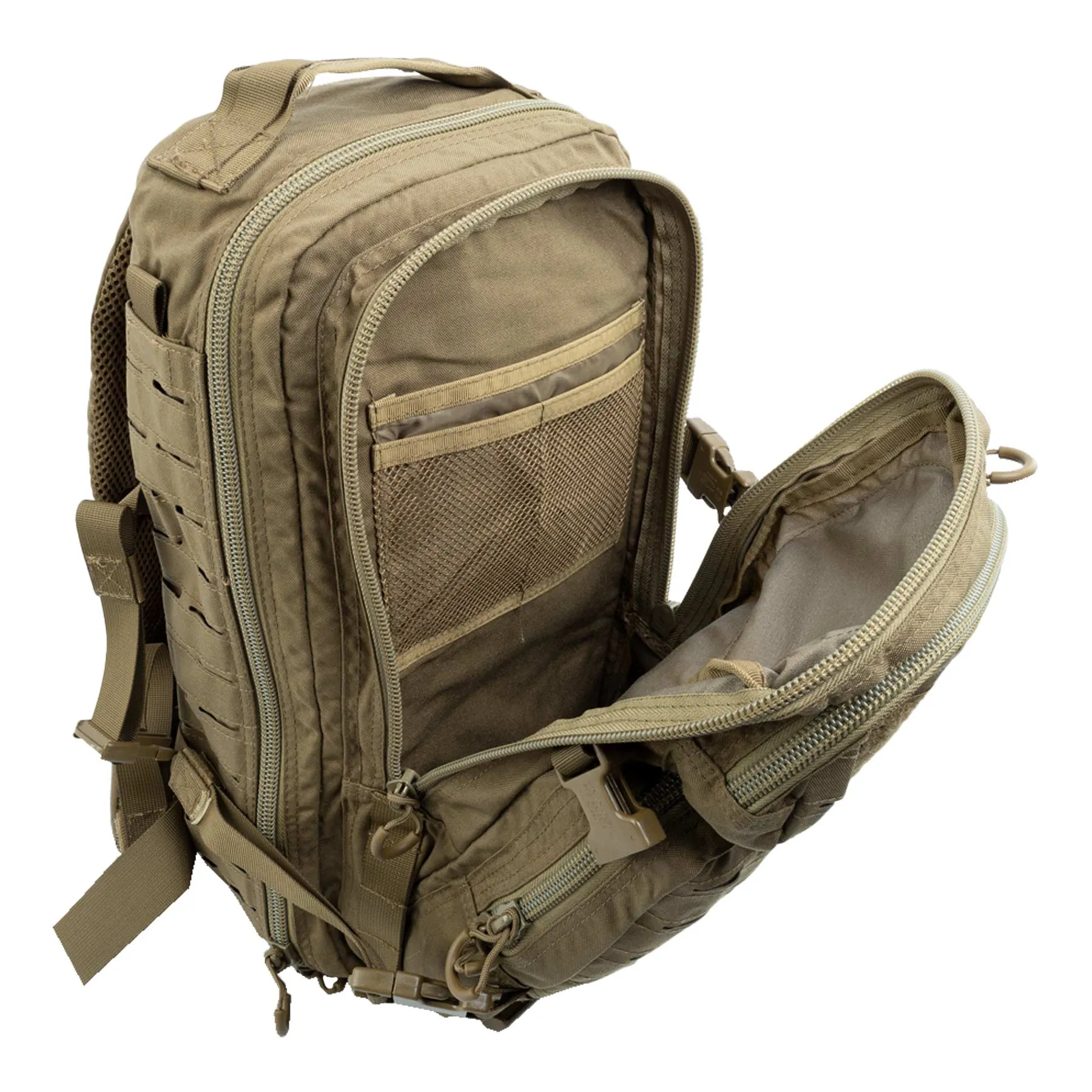 Lasercut 1-Day Assault Rucksack, Coyote