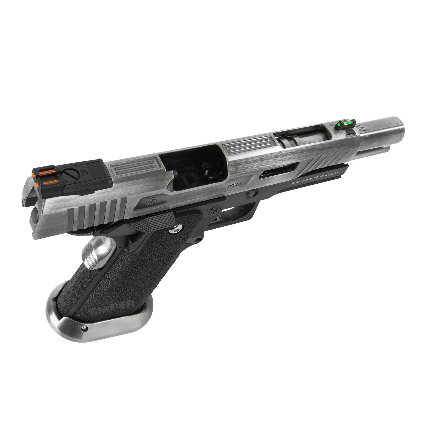 WE Hi-Capa 5.1 Force Full Metal Silver GBB Softair Pistole