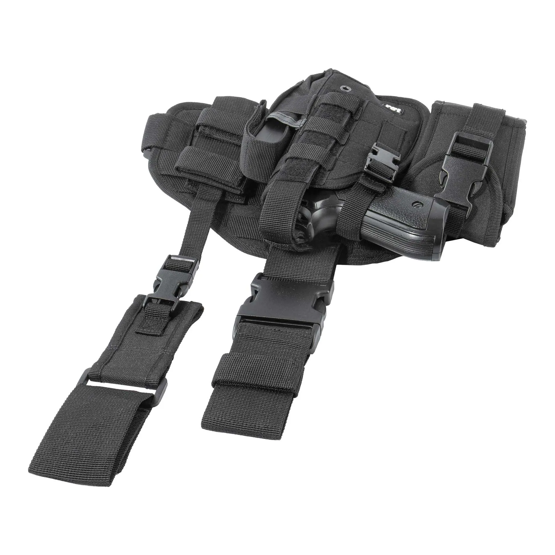 Oberschenkelholster Hip Molle Holster, Black