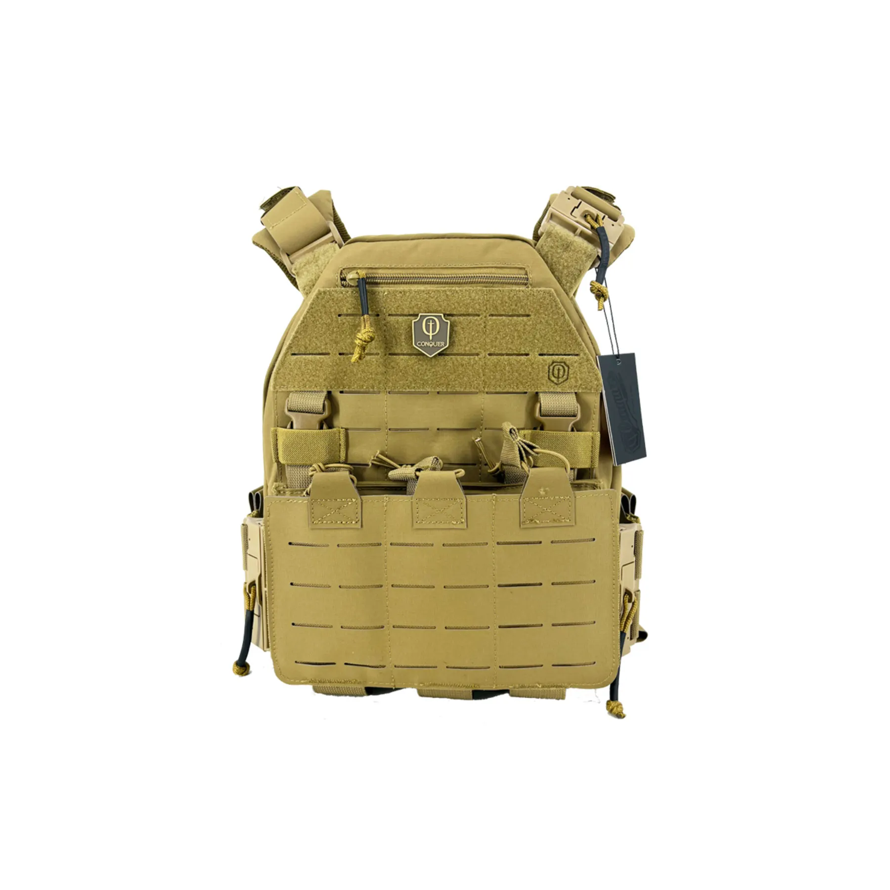 Conquer MQR Vest Plattenträger, Coyote