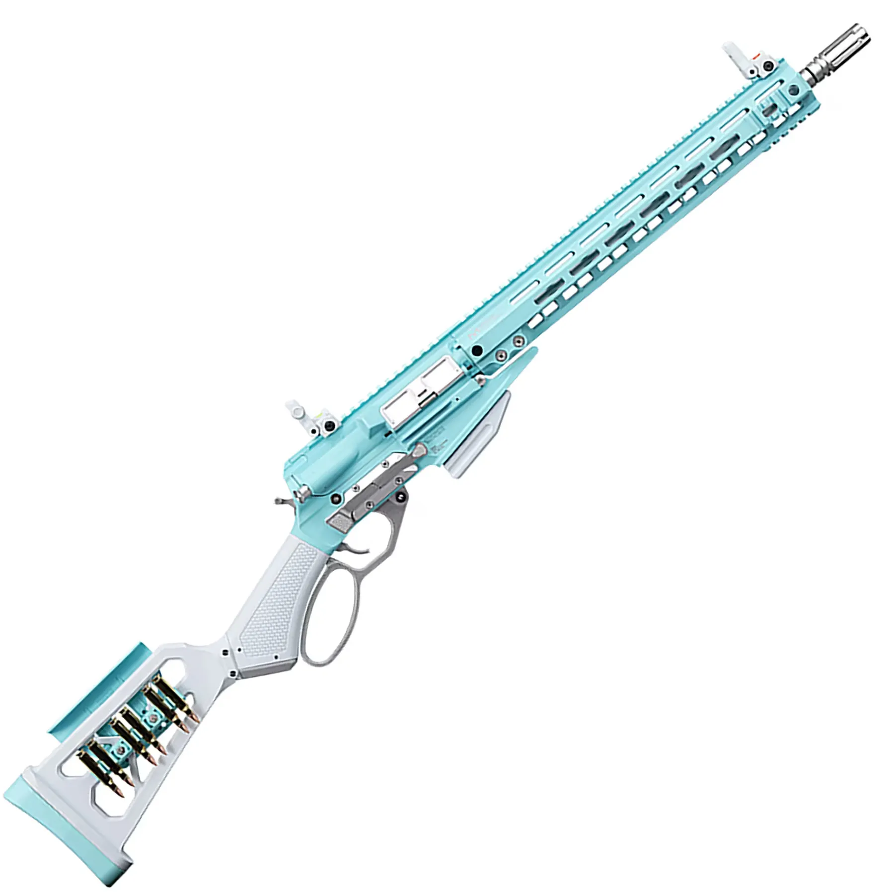 G&G LevAR 15" GBB Airsoft Rifle, Blue
