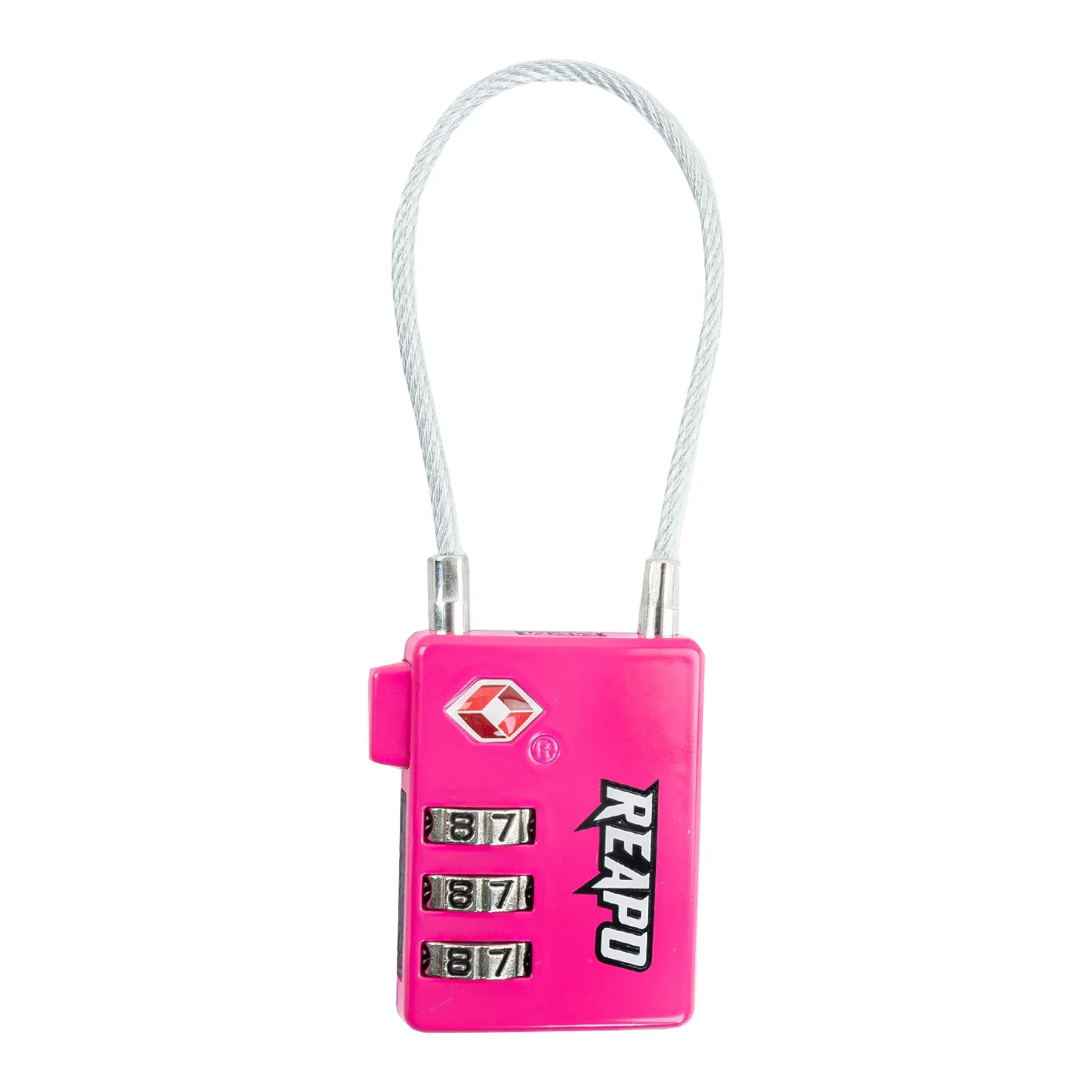 REAPO XL Zahlenschloss comfort TSA lock, Rosa