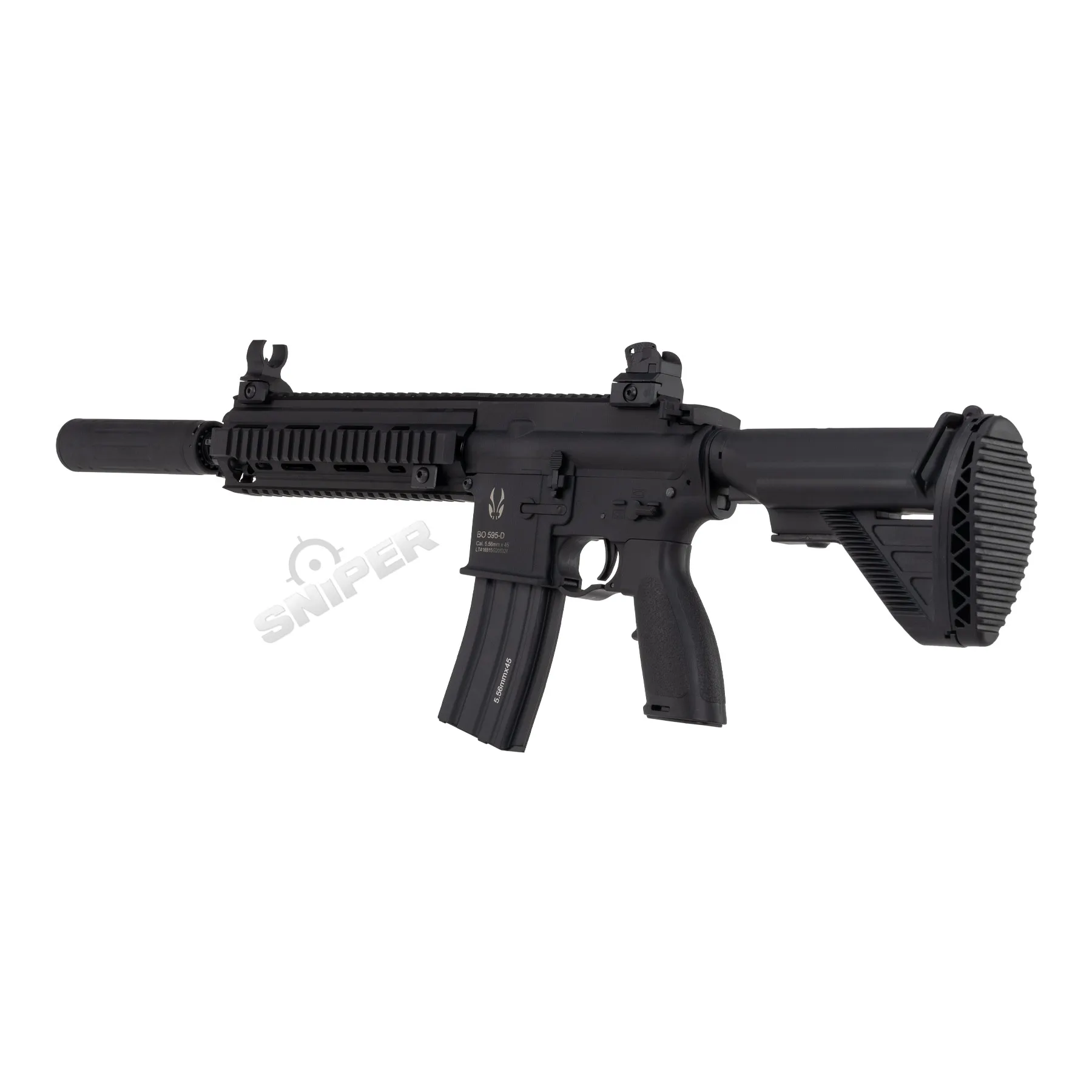 Einsteiger Set #1 - BO Delta 595 Polymer 11" w/ Nebula ETU + Silencer Pack Noir BO Delta 595 Polymer 11" w/ Nebula ETU + Silencer Pack Noir