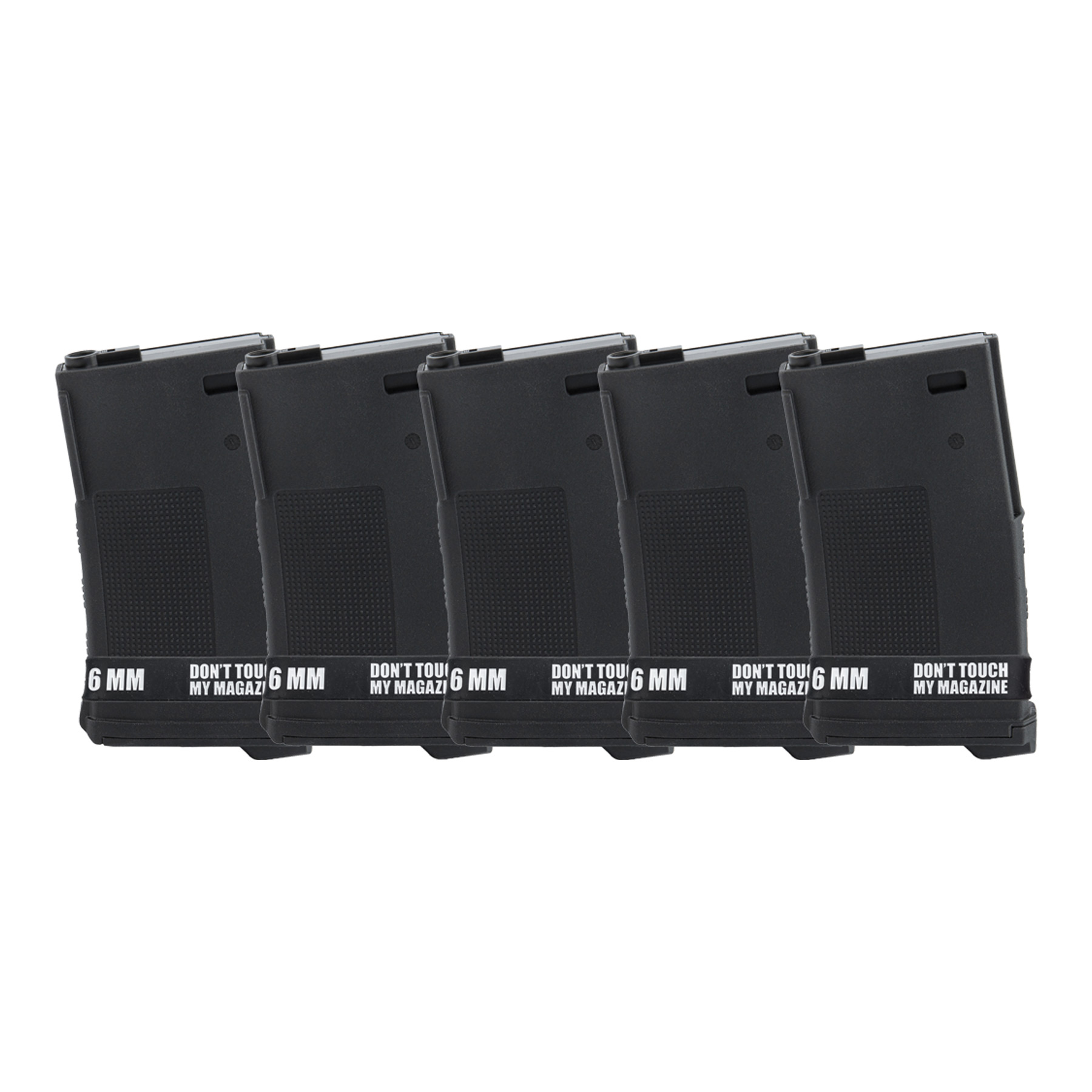 Enhanced Polymer Magazine für SR-25, 150rds, Black, 5er-Set