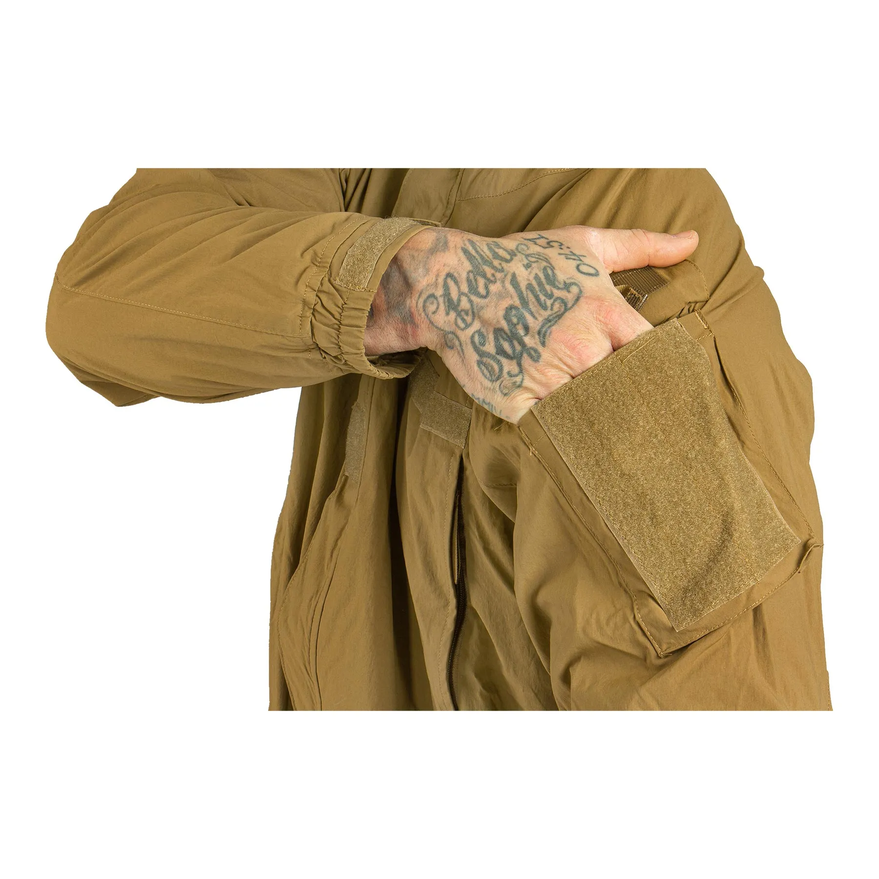 Soft Shell Jacke Level 5, coyote brown S
