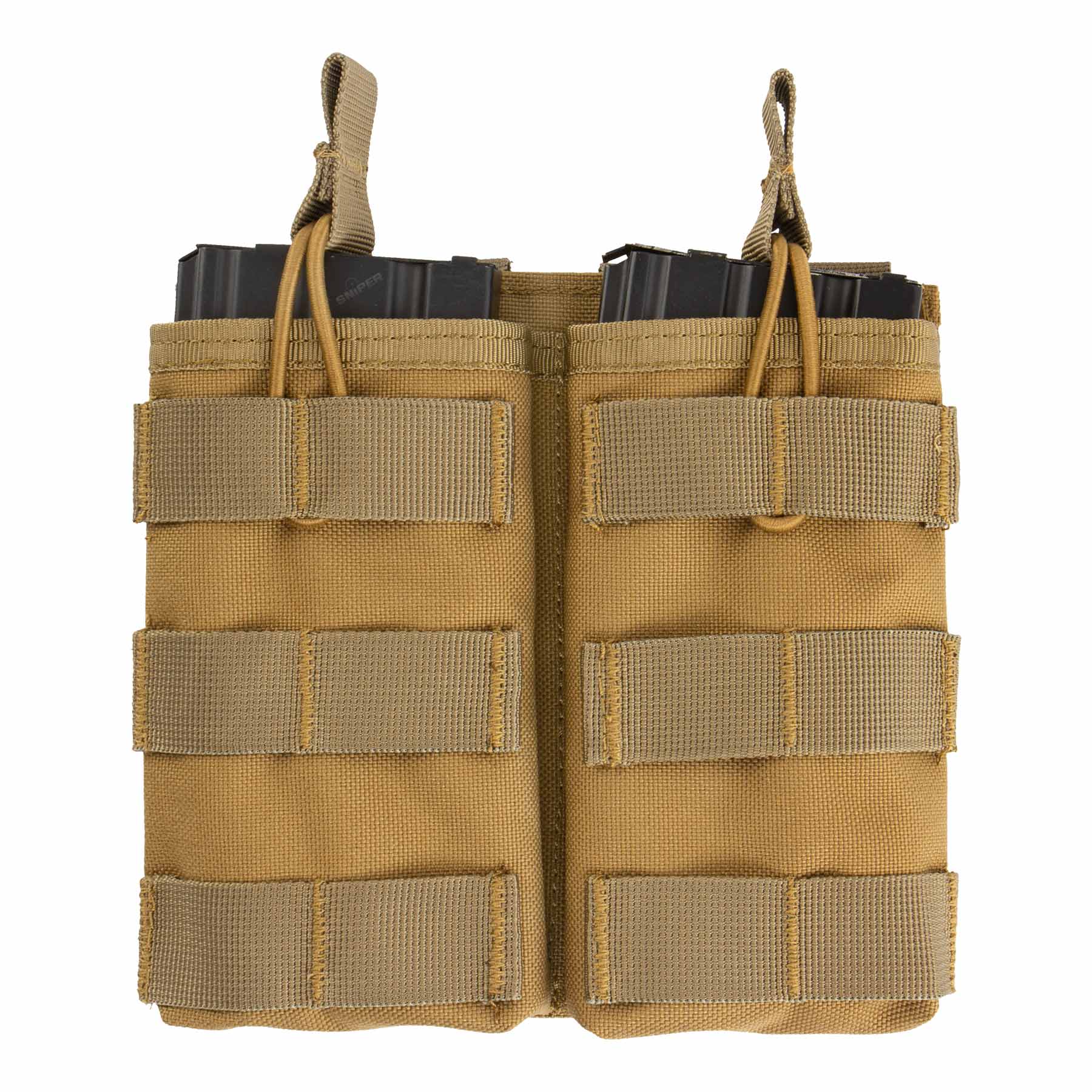 Double Open Top Mag Pouch, Tan