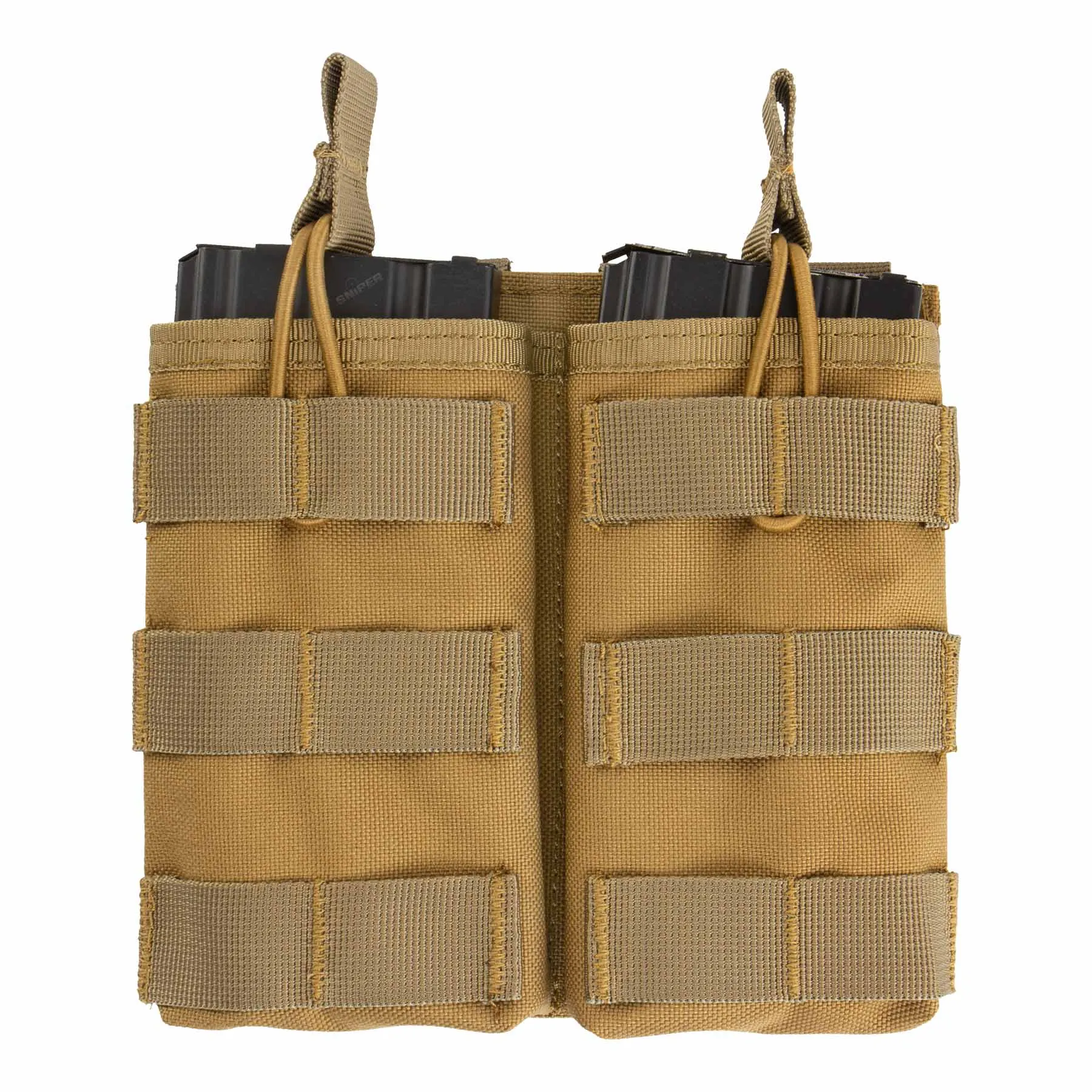 Double Open Top Mag Pouch, Tan Double Open Top Mag Pouch, Tan
