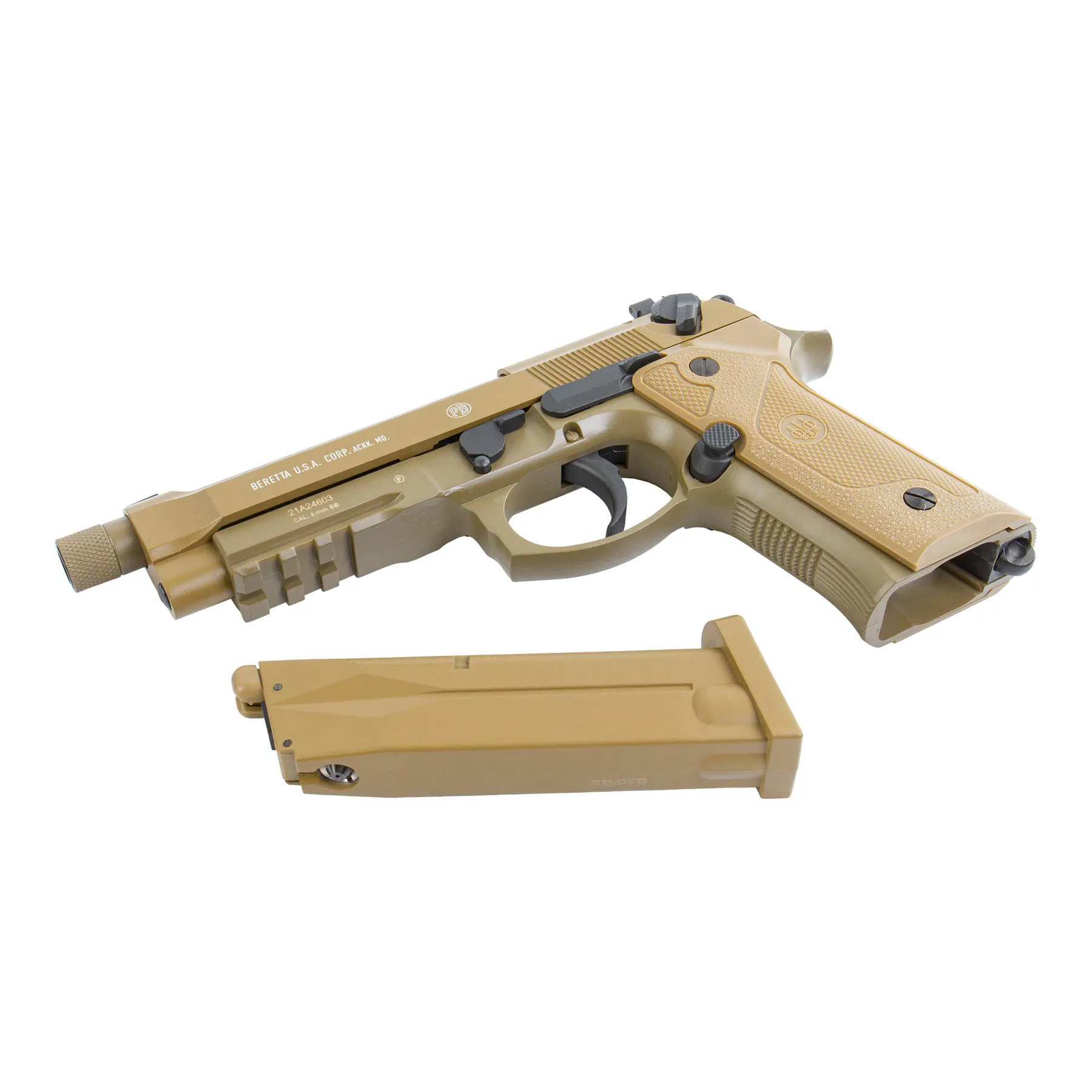 Beretta M9A3 FDE CO2, GBB