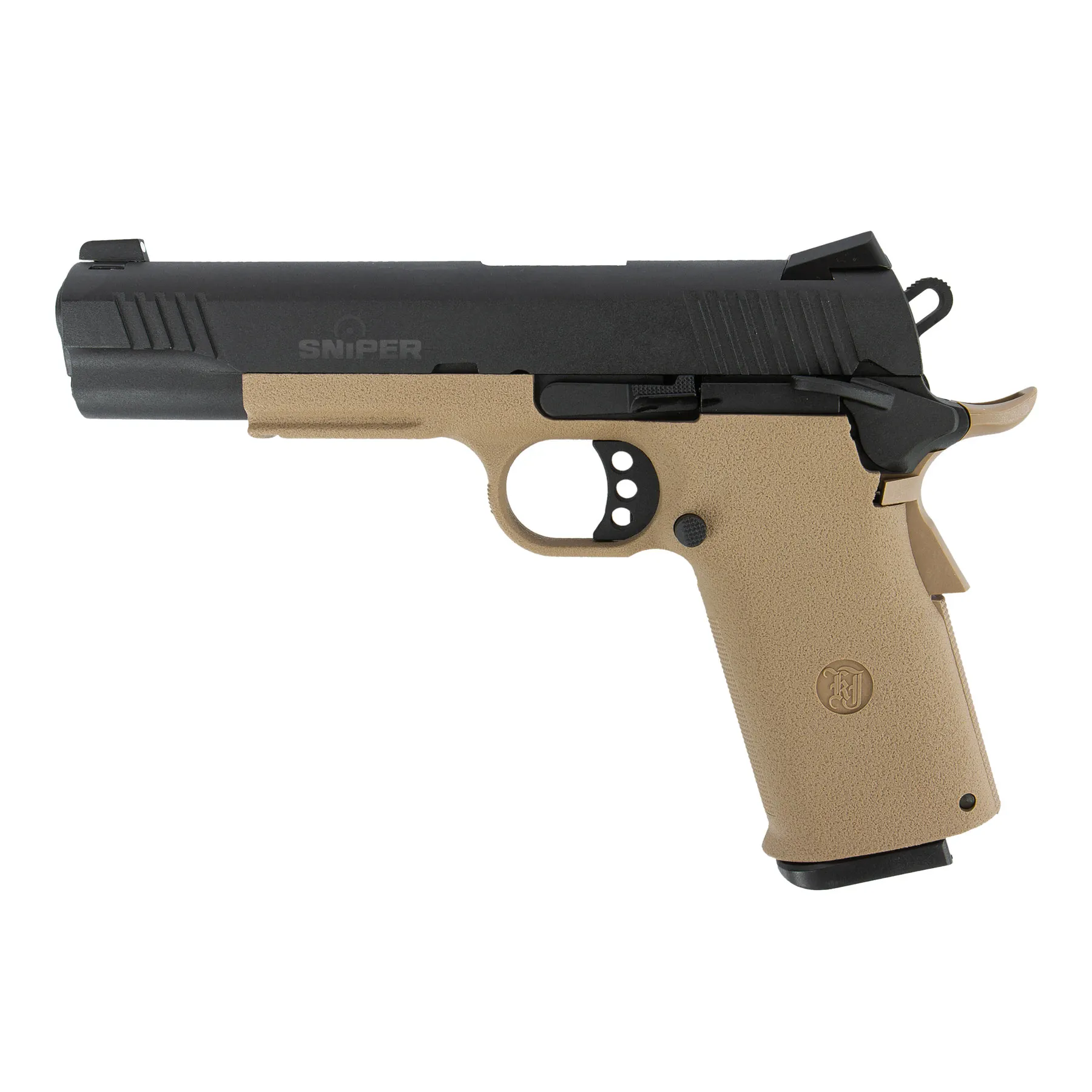 KJ Works KP 11 Full Metal Tan GBB Softair