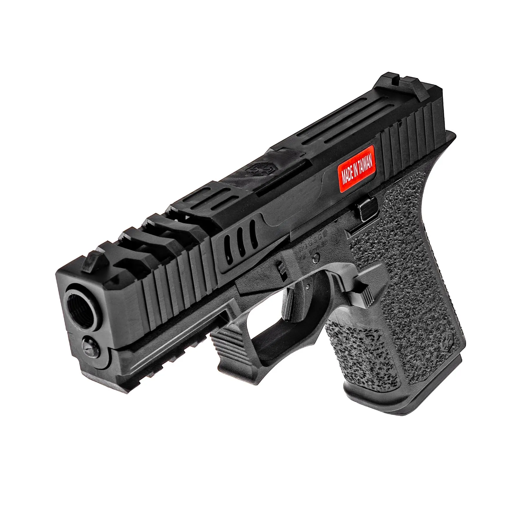 AW Custom VX9 Mod.2 GBB Softair Pistole, Black AW Custom VX9 Mod.2 GBB Softair Pistole, Black