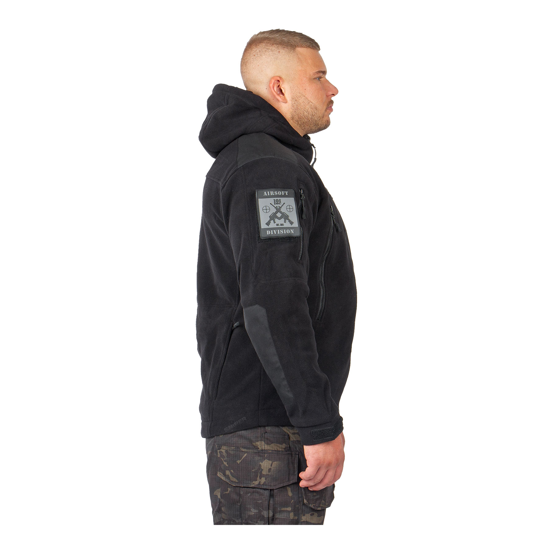 Fleece Jacke, Black