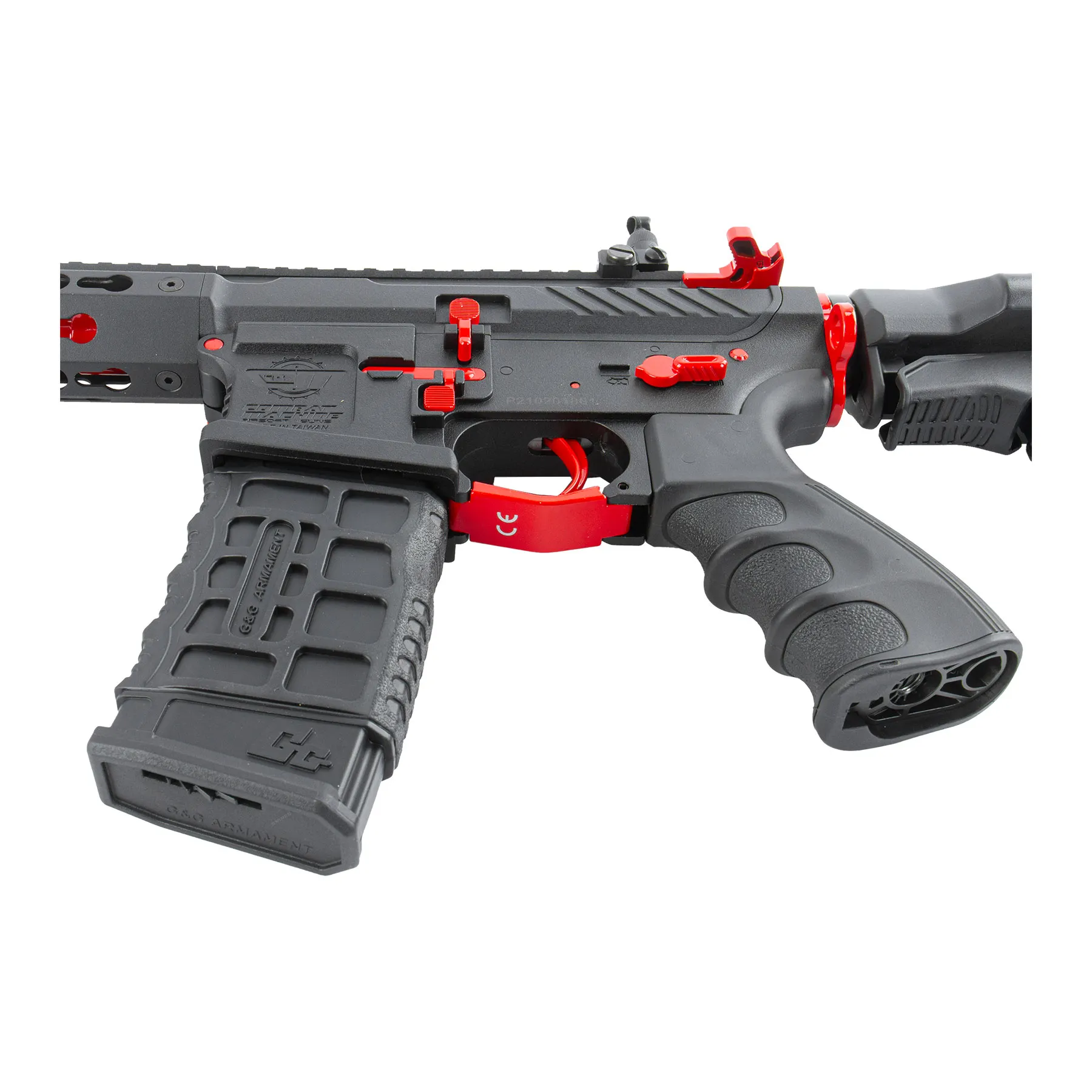CM16 SRXL ETU Red < 0,5 Joule, AEG Softair Gewehr