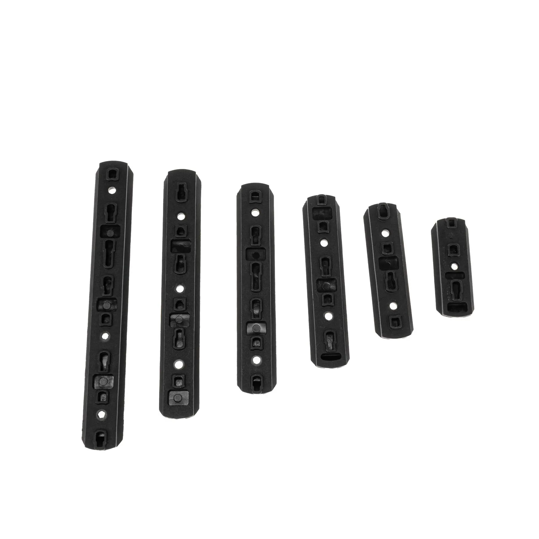 Reapo KeyMod&M-LOK Polymer Rail Set, 6 pcs