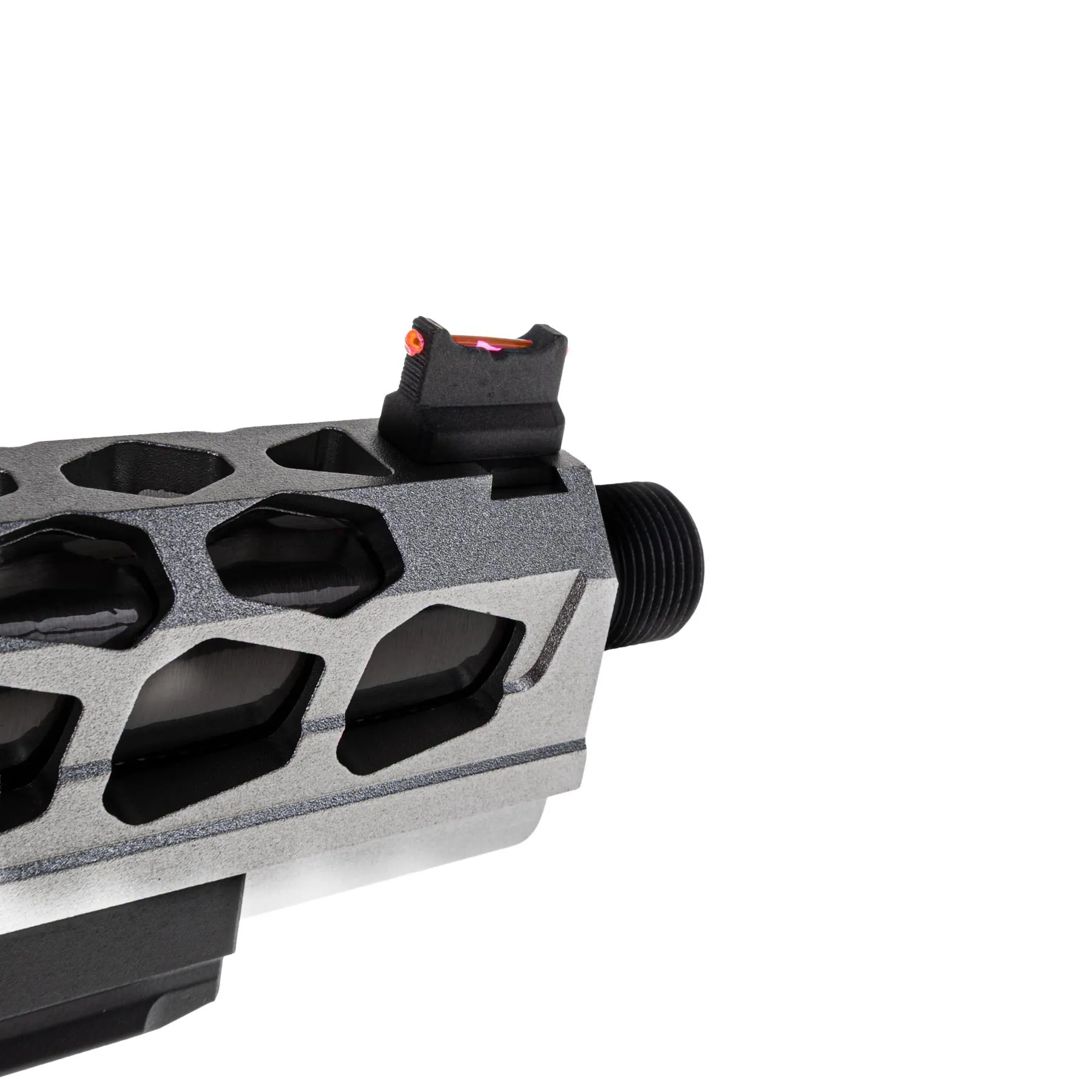 Lancer Tactical LTX-7B Stryk RMR Hi-Capa GBB Softairpistole, Silver