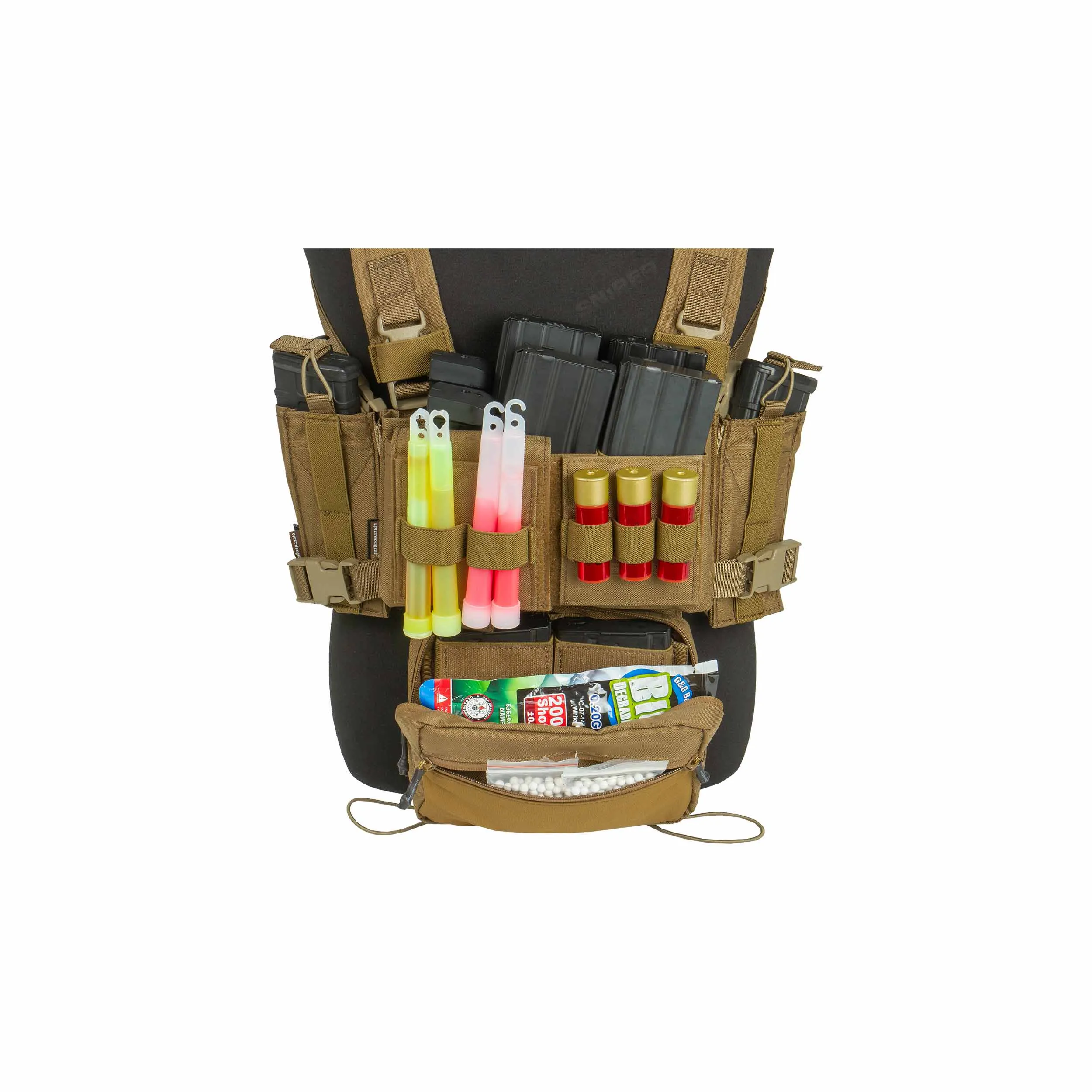 Micro Fight Chissis MK3 Chest Rig, Coyote Brown