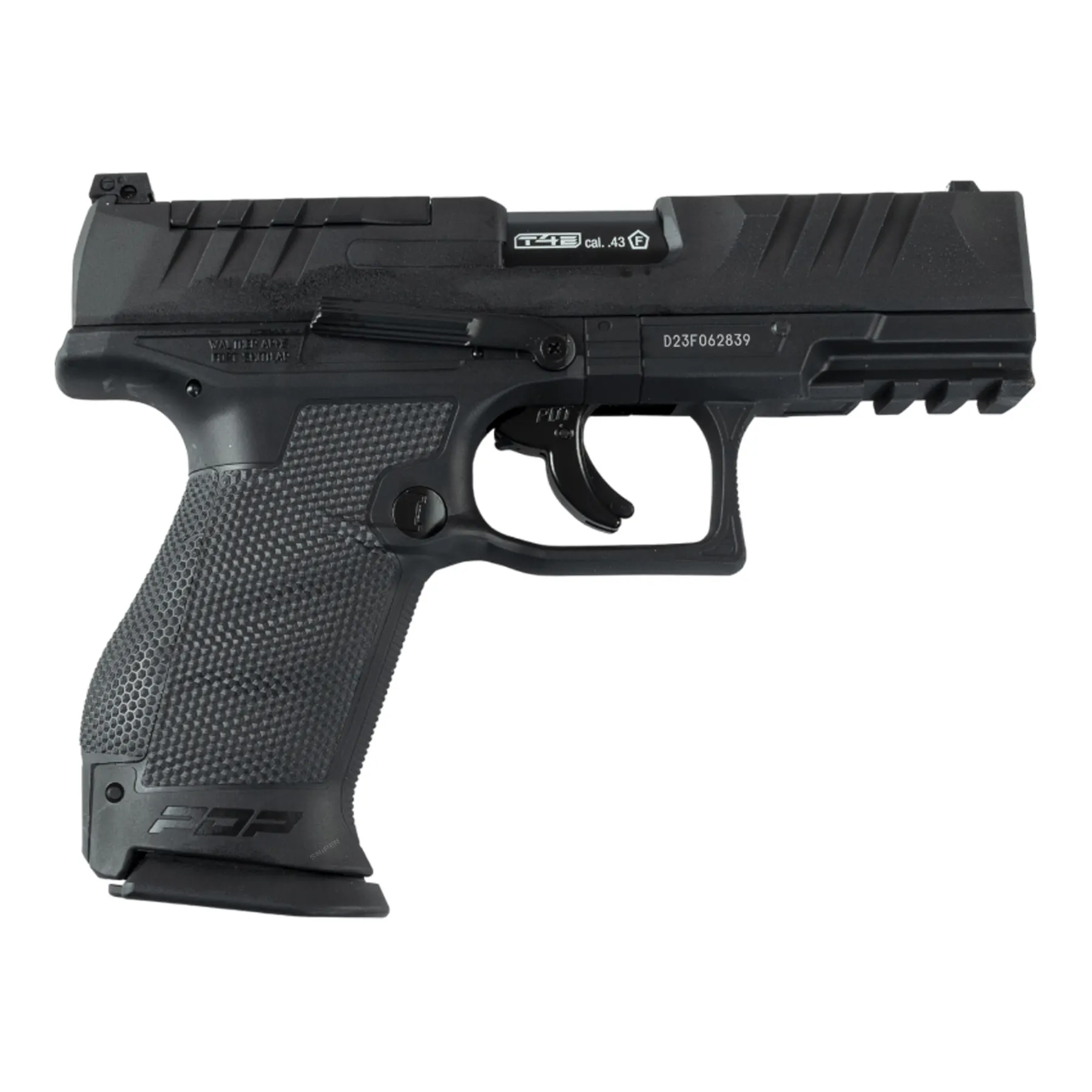 RAM Pistole T4E Walther PDP Compact 4" 43 Cal, Black