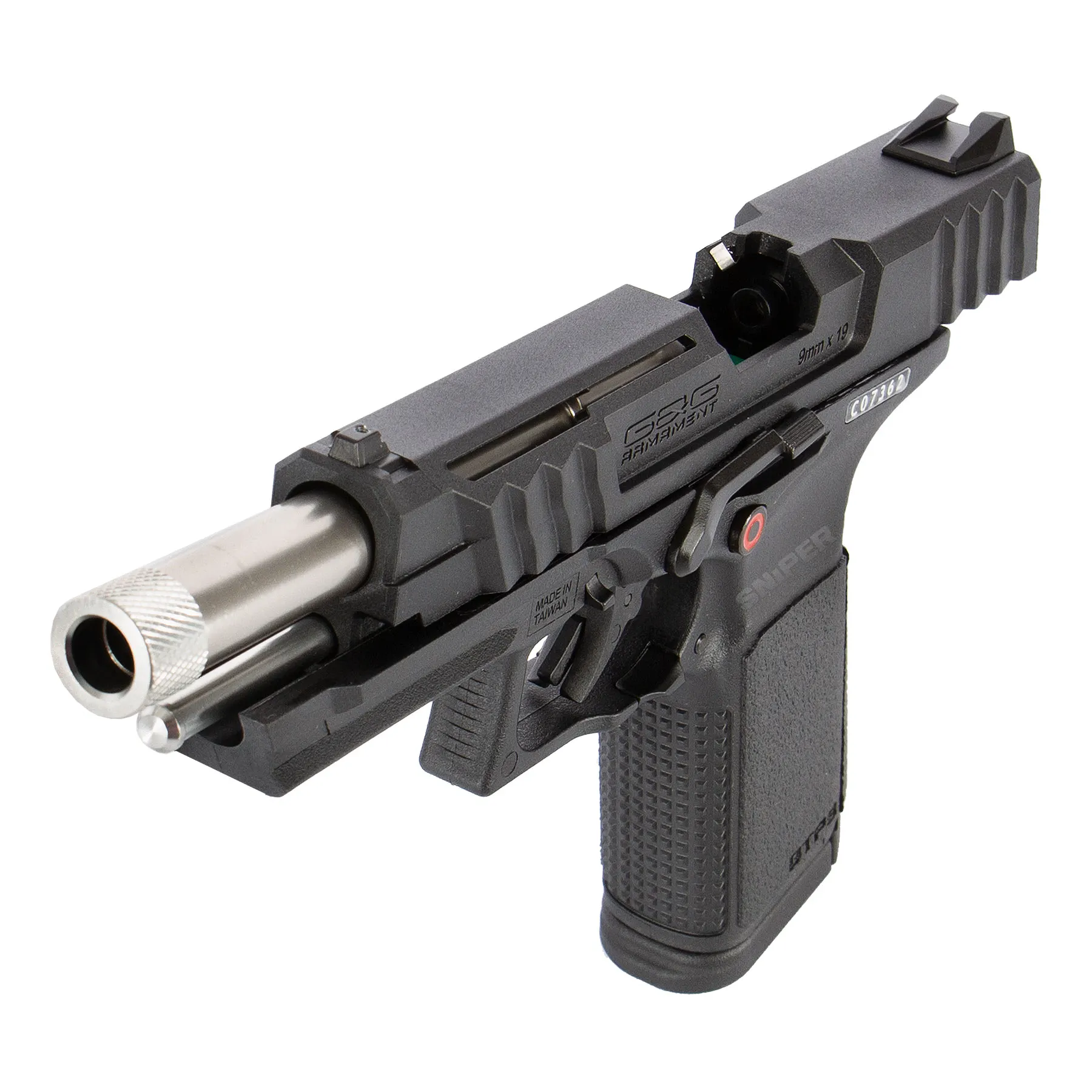 G&G GTP 9 Black GBB Softair Pistole