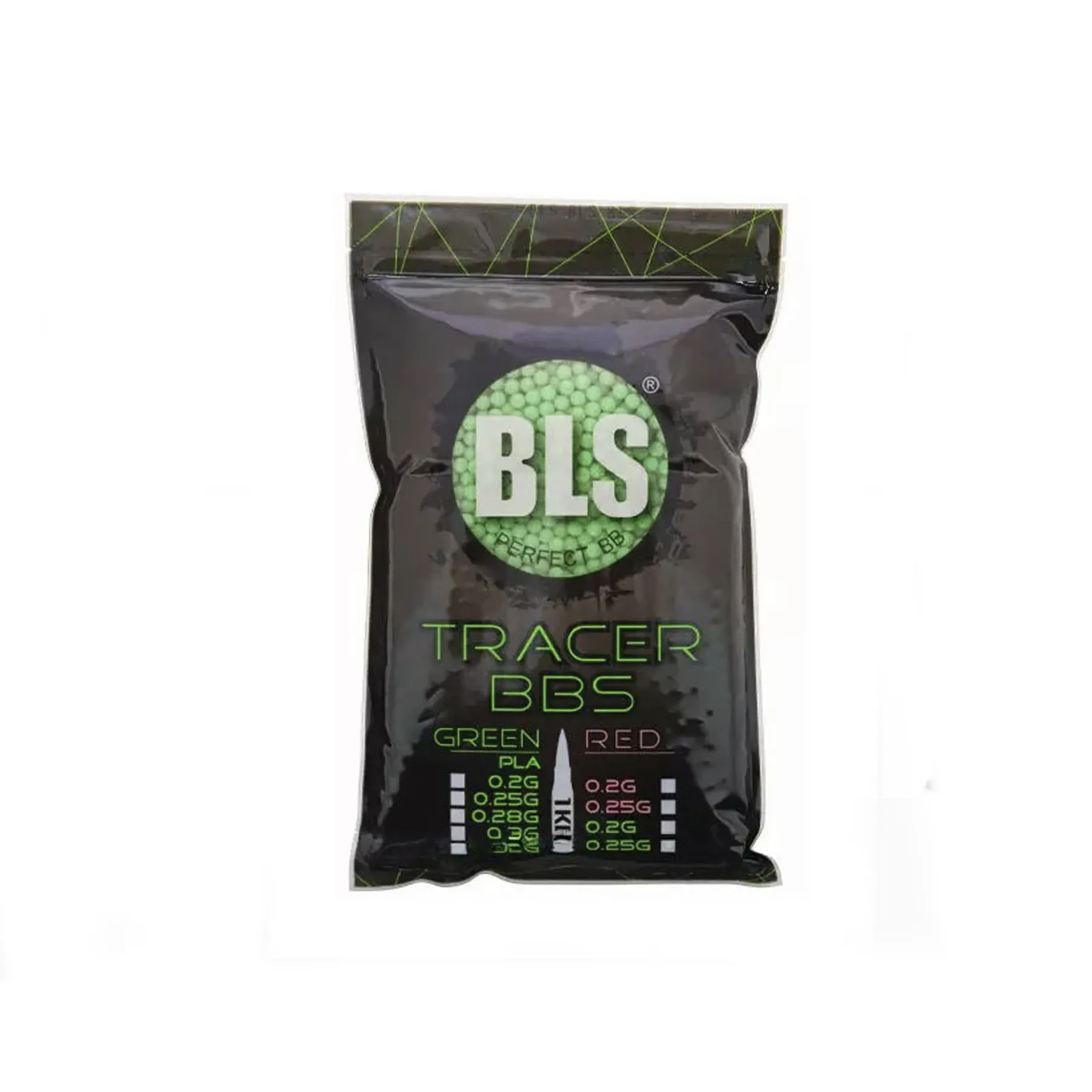 BLS Bio Tracer BB´s 0,30g Green, 2000rds BLS Bio Tracer BB´s 0,32g Green, 2000rds
