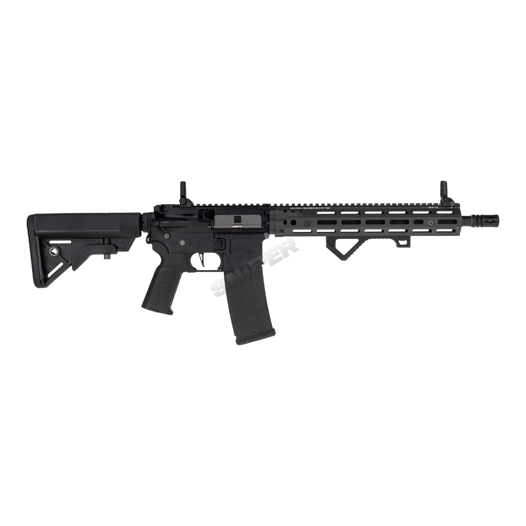 Specna Arms SA-E28 14,5" RIS III Edge w/ HAL ETU, Steel Grey