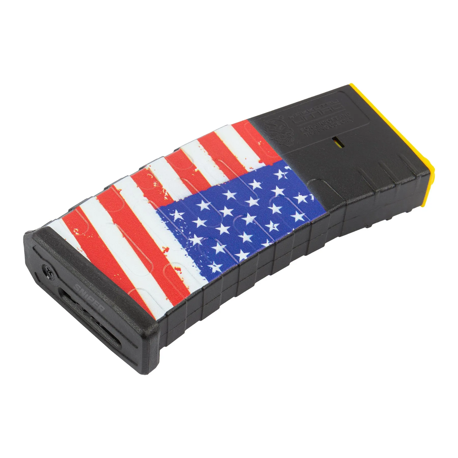 U Magazin American Flag Hi Cap 300rds, Black