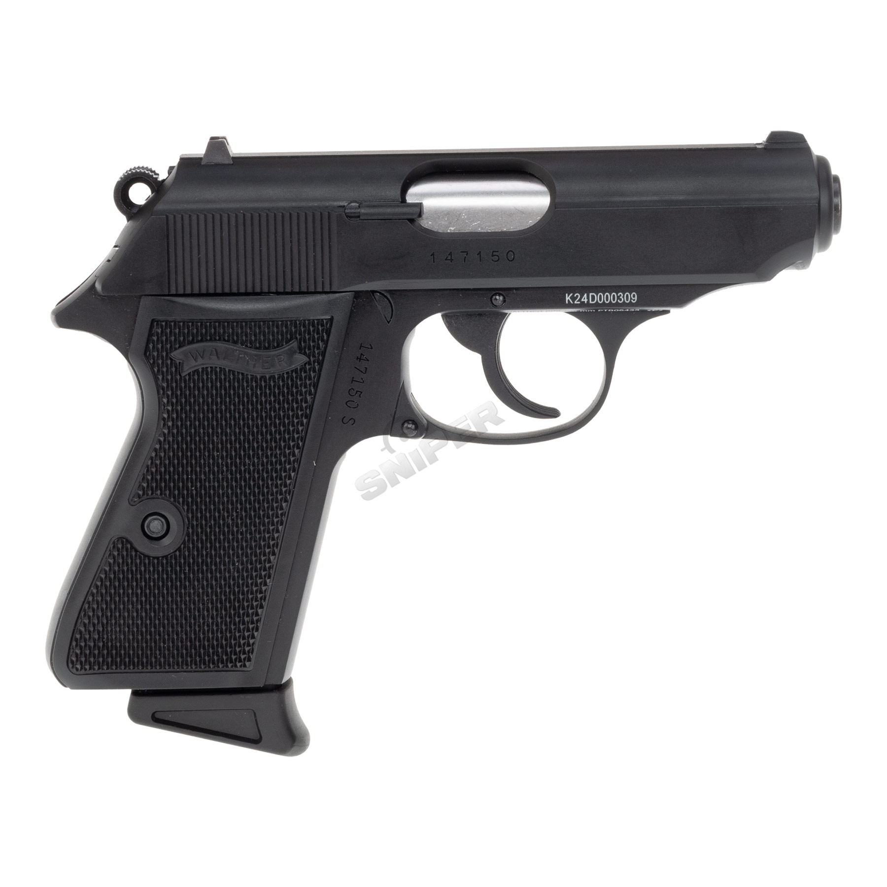 Walther PPK/S Kit GBB Softair Pistole, Black