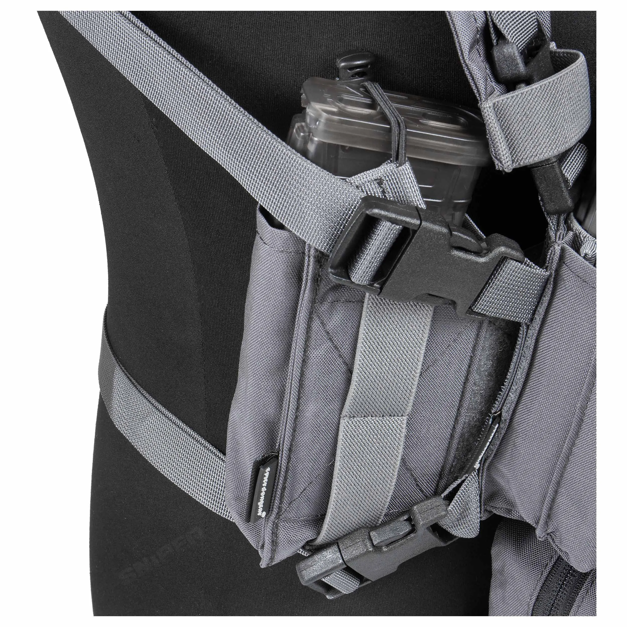 Micro Fight Chissis MK3 Chest Rig, Wolf Grey