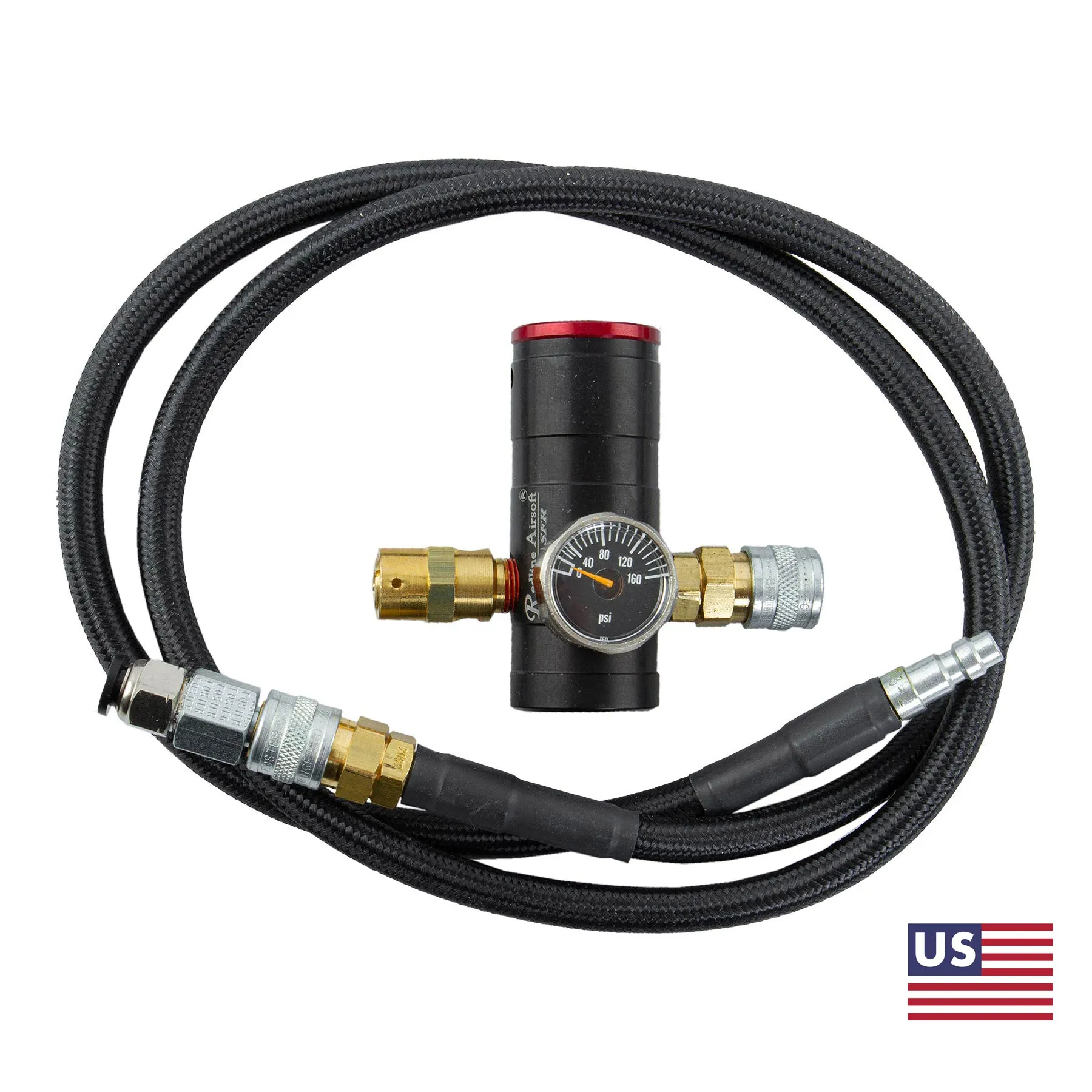 Redline Mini SFR HPA Regulator w/ Hose Redline Mini SFR HPA Regulator w/ Hose