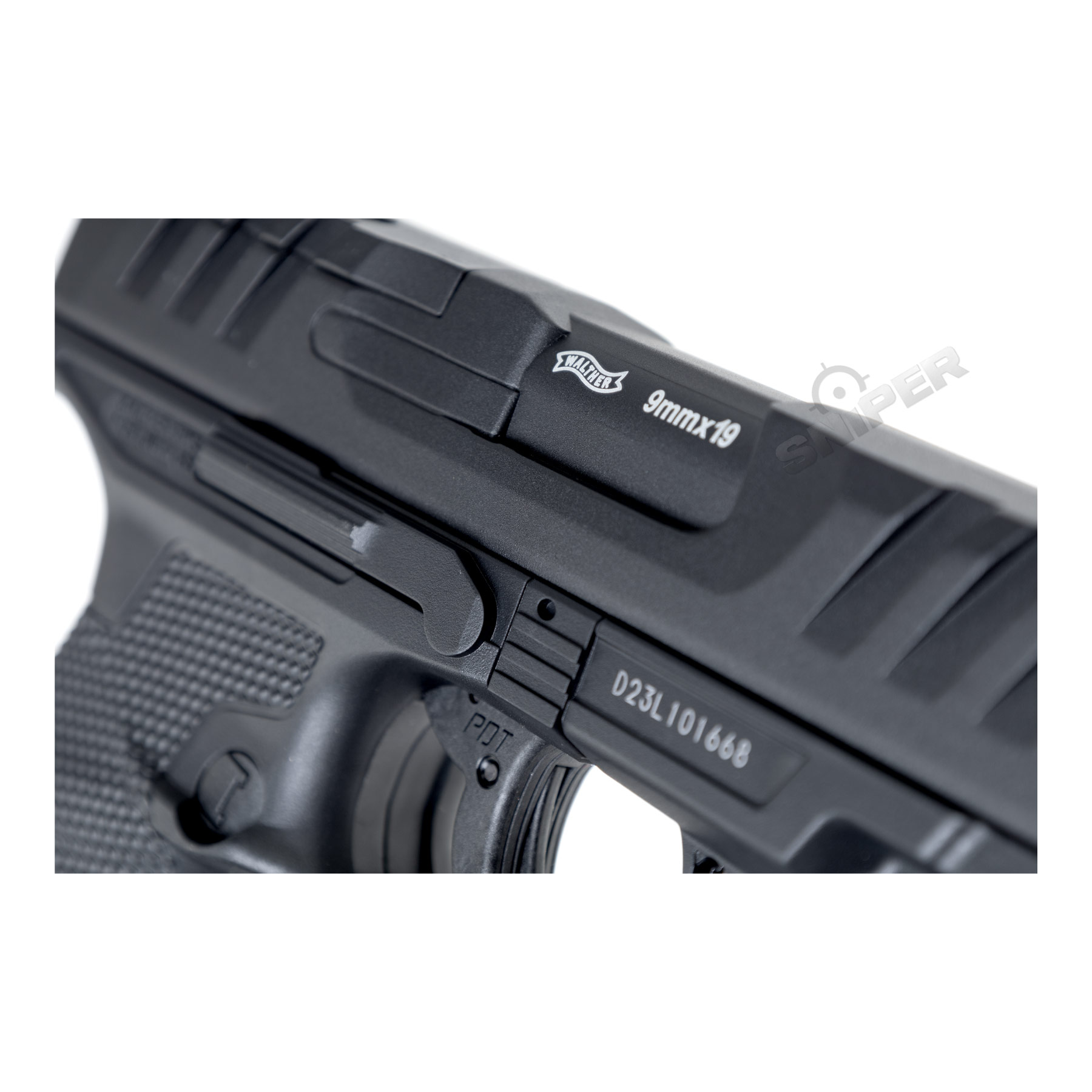 Walther PDP Compact 4" w/ Red Dot Visier NBB Co2 Softair Pistole, Black