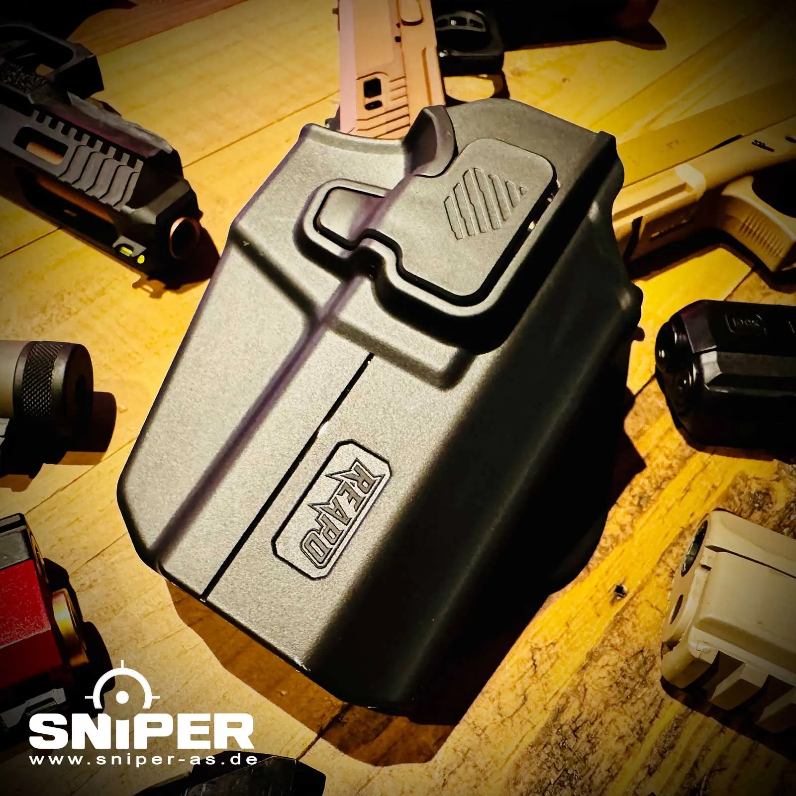 Reapo Universal Paddle Holster, Multi-Use, Black Reapo Universal Paddle Holster, Multi-Use, Black