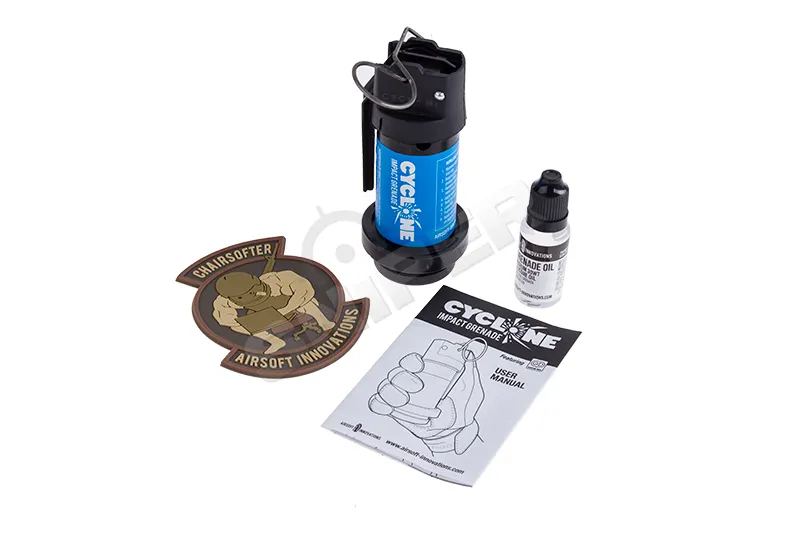 Cyclone Impact Grenade, Gas