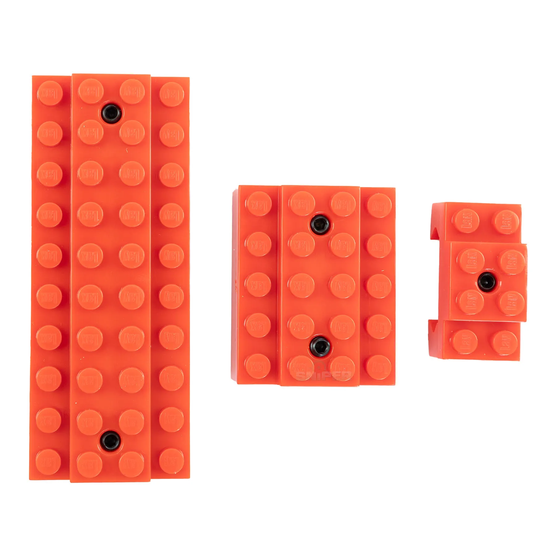 Laylax Rail Covers RIS Blocks, Red