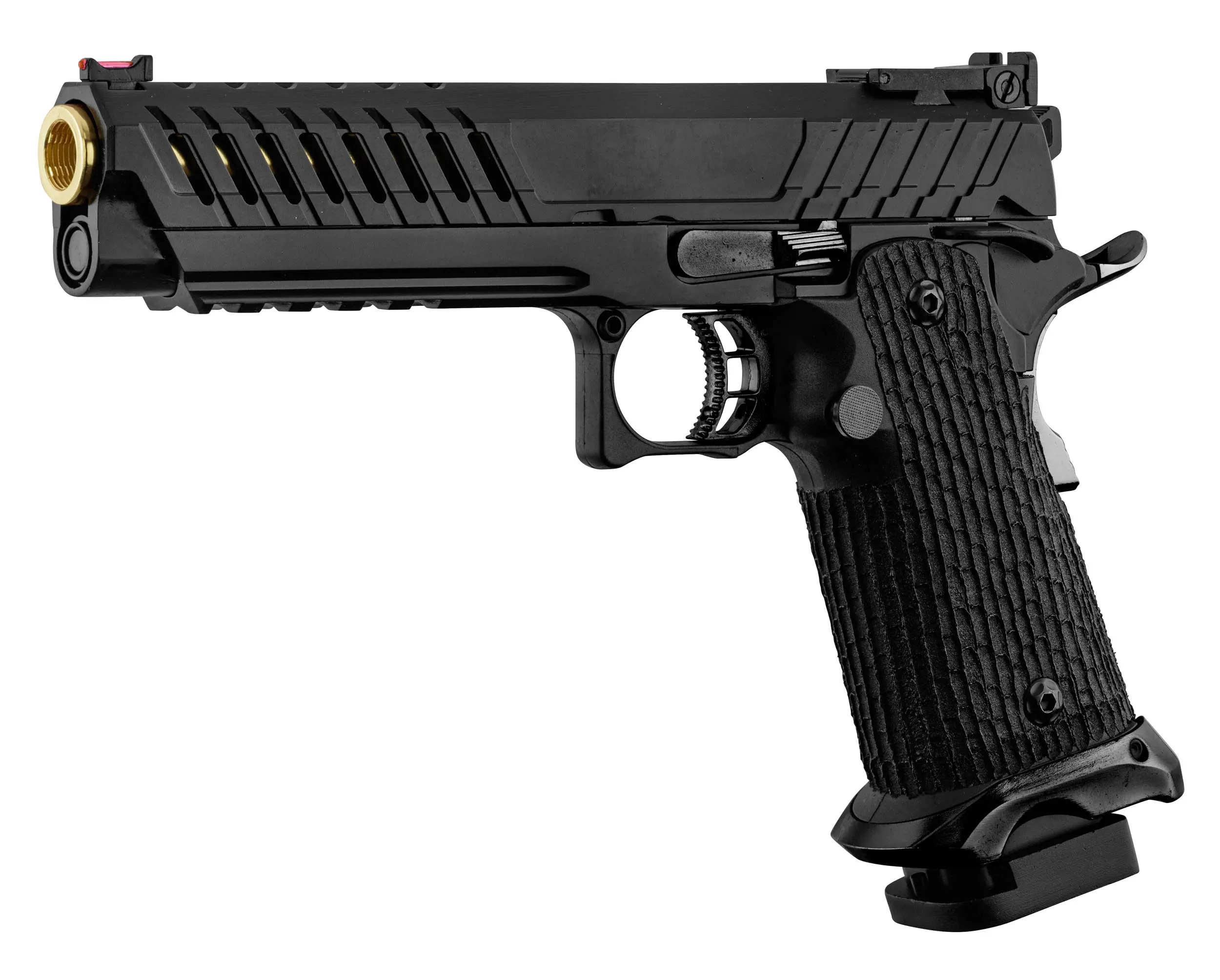 Lancer Tactical LTX-6 Knightshade Hi-Capa GBB, Black/Gold