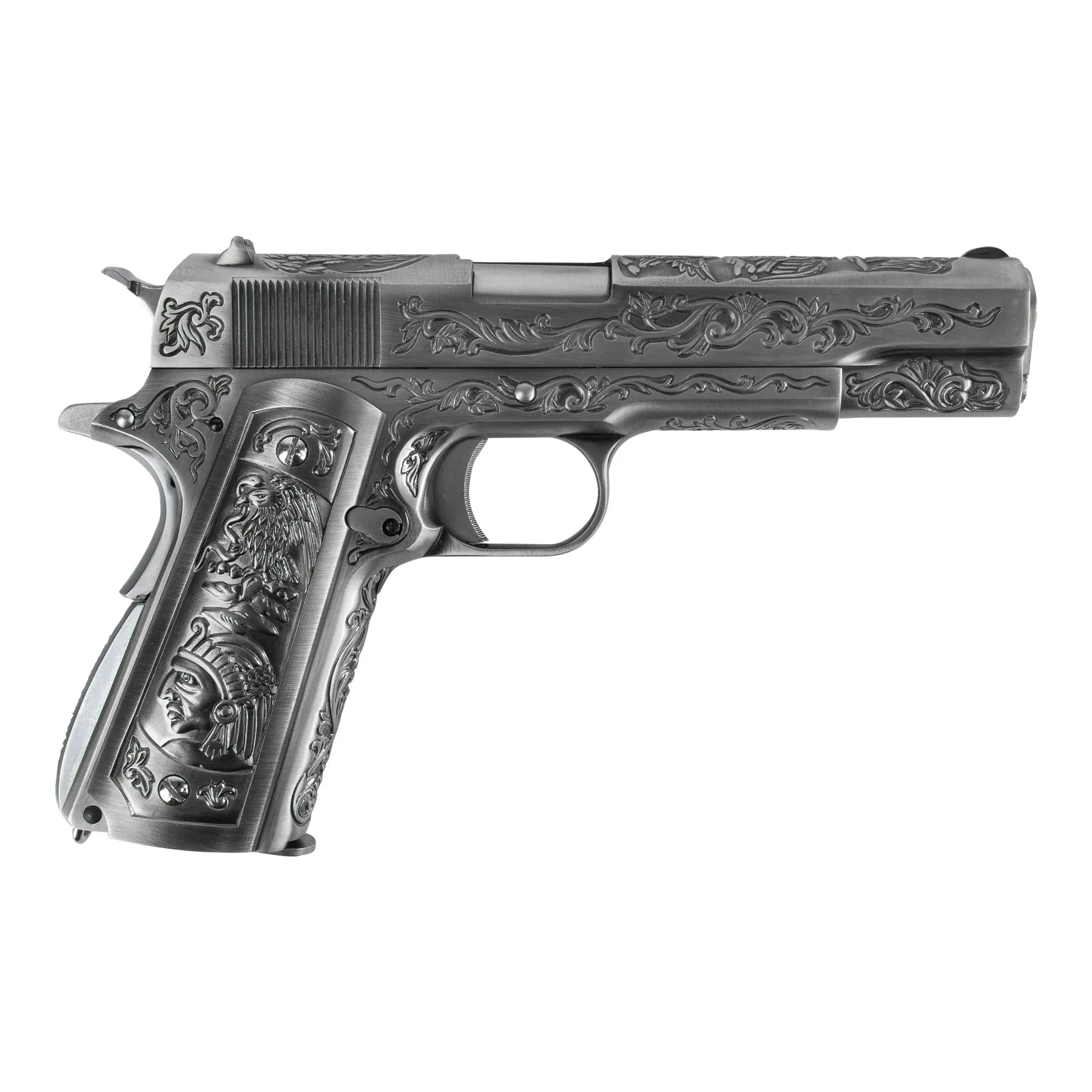 WE M1911 Ornament Full Metal Silver GBB Softair